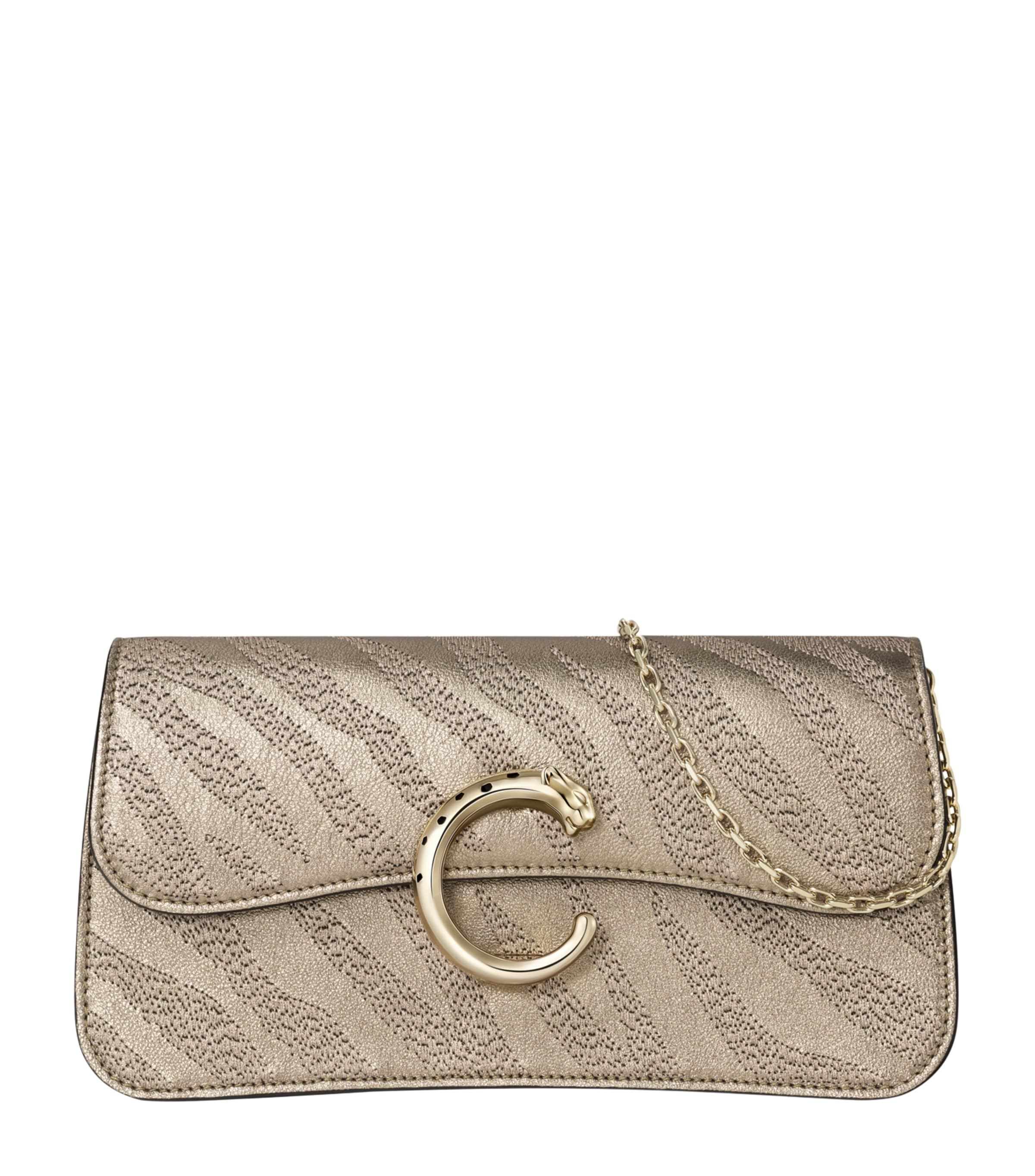 Mini Lambskin Panthère de Cartier Shoulder Bag