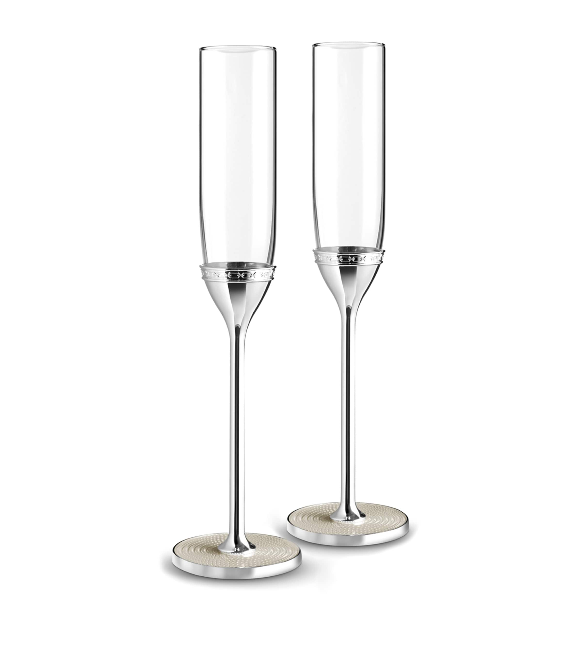Set of 2 Vera Wang Pearl Flutes
