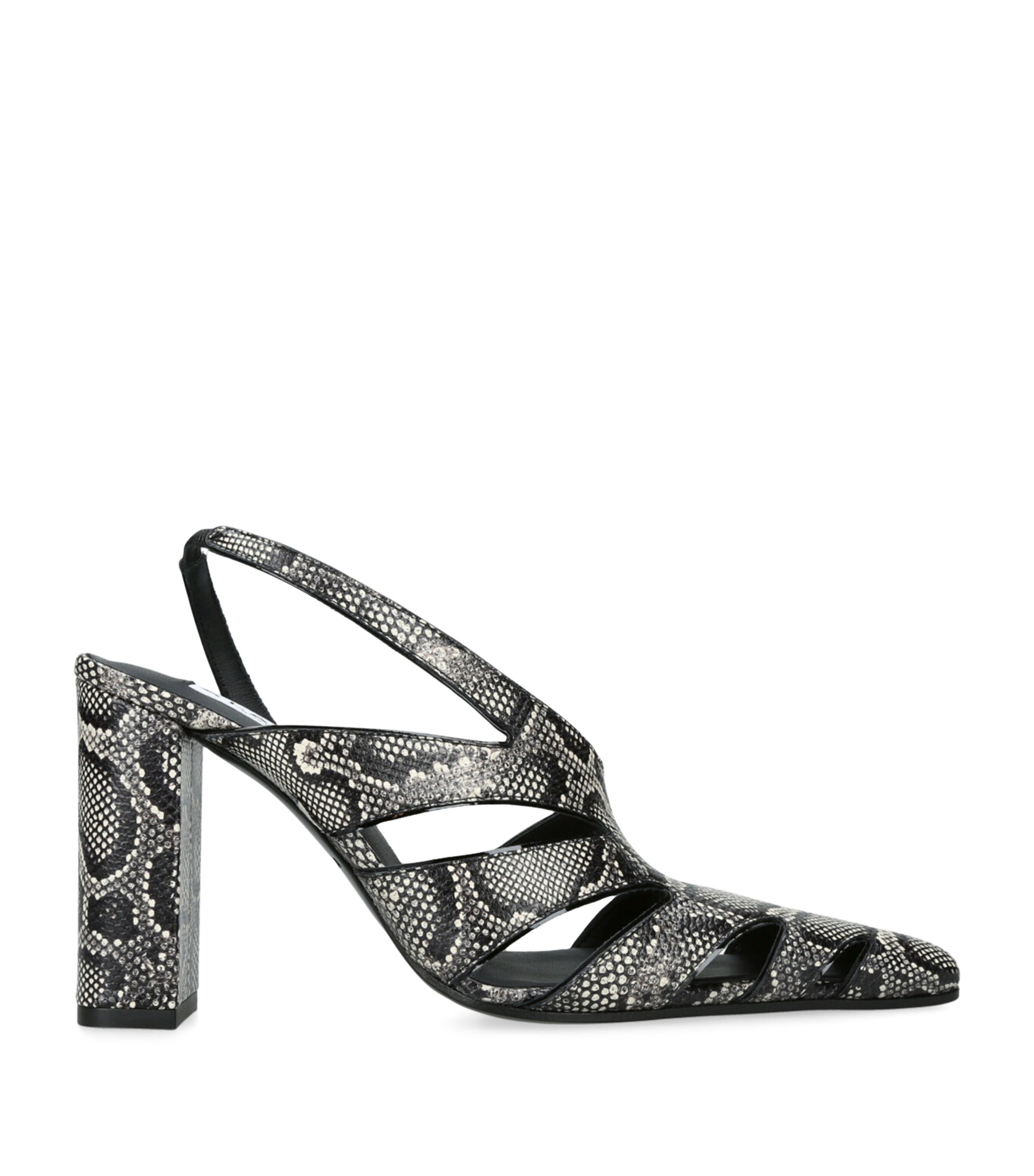 Snakeskin Slingback Pumps 90