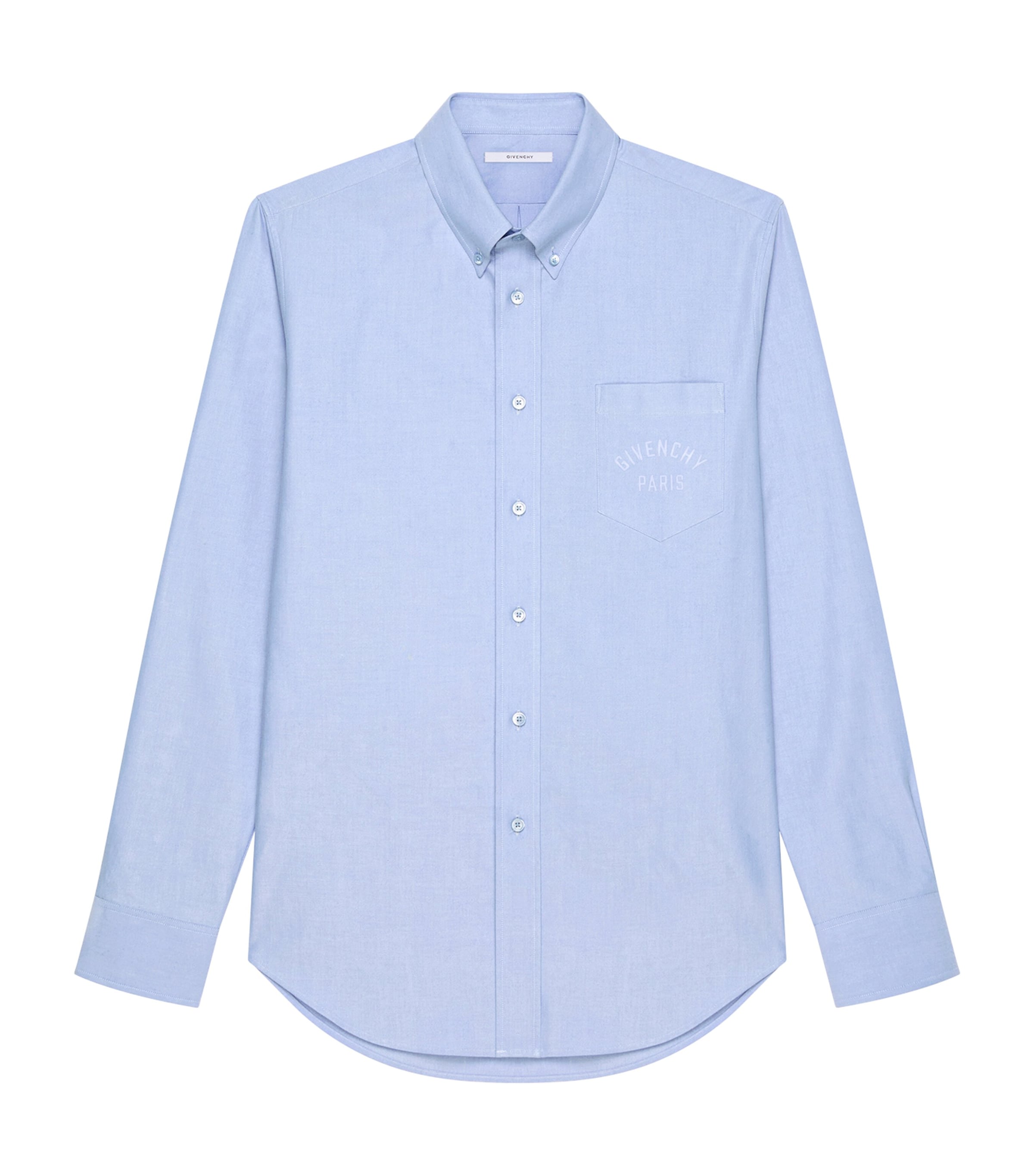 Givenchy Mens Cotton Long-Sleeve Shirt Baby Blue
