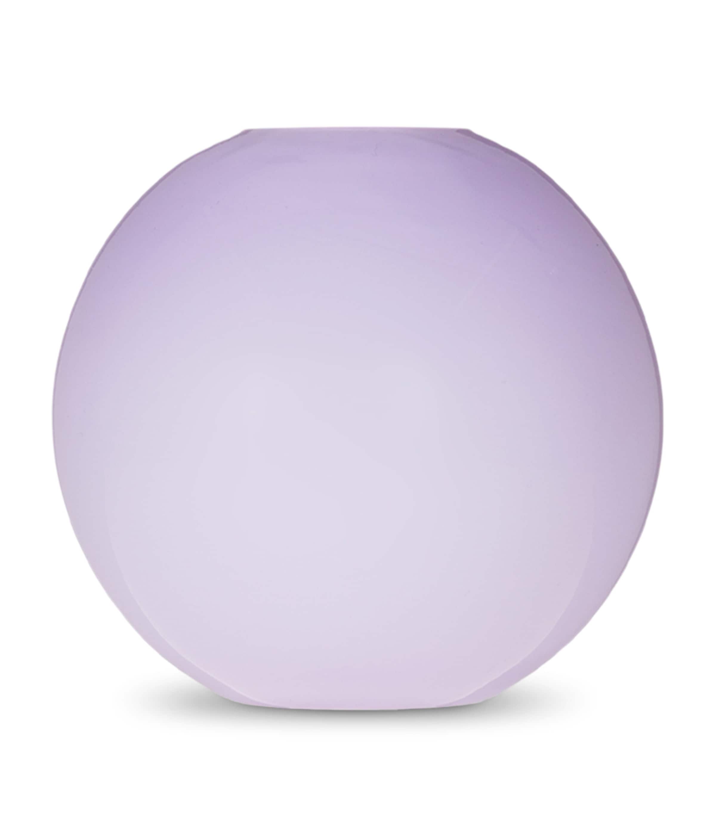 Dolce&Gabbana Casa Small Murano Glass Vase (10cm) Violetta/bianc