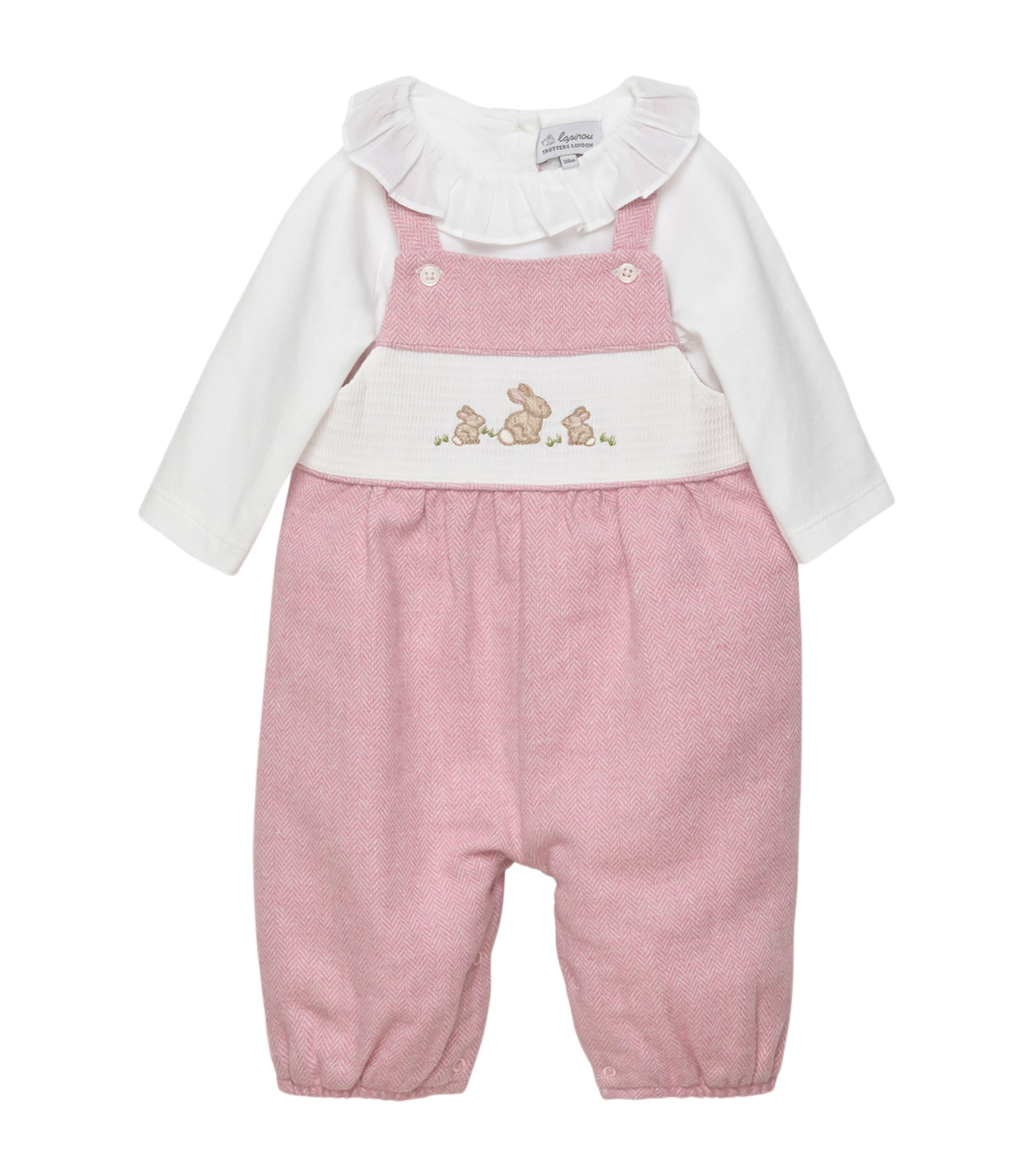 Herringbone Bunny Bodysuit (3-24 Months)