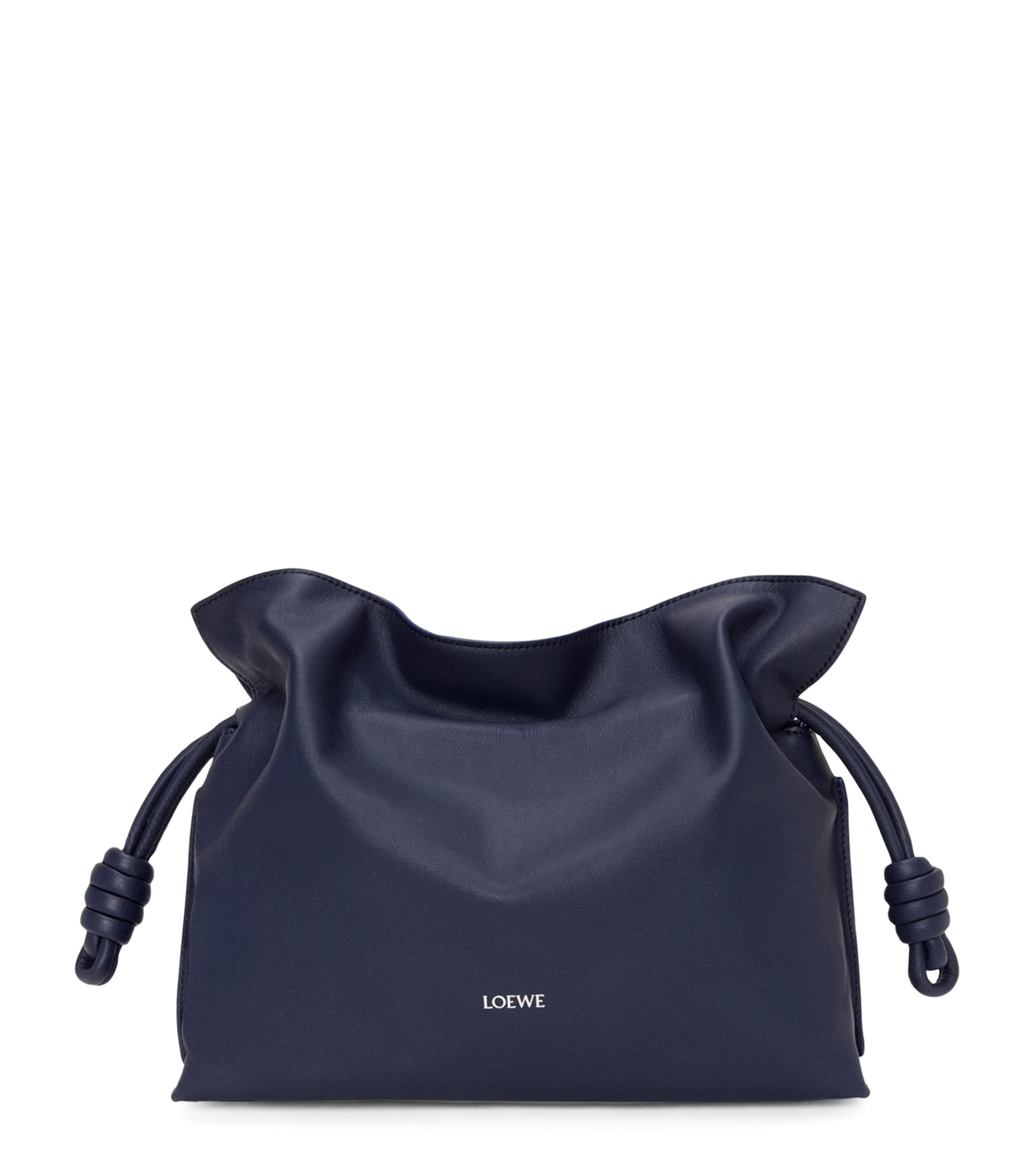 LOEWE Leather Flamenco Purse Abyss Blue
