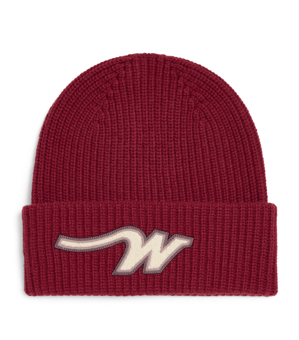 Virgin Wool Monogram Beanie