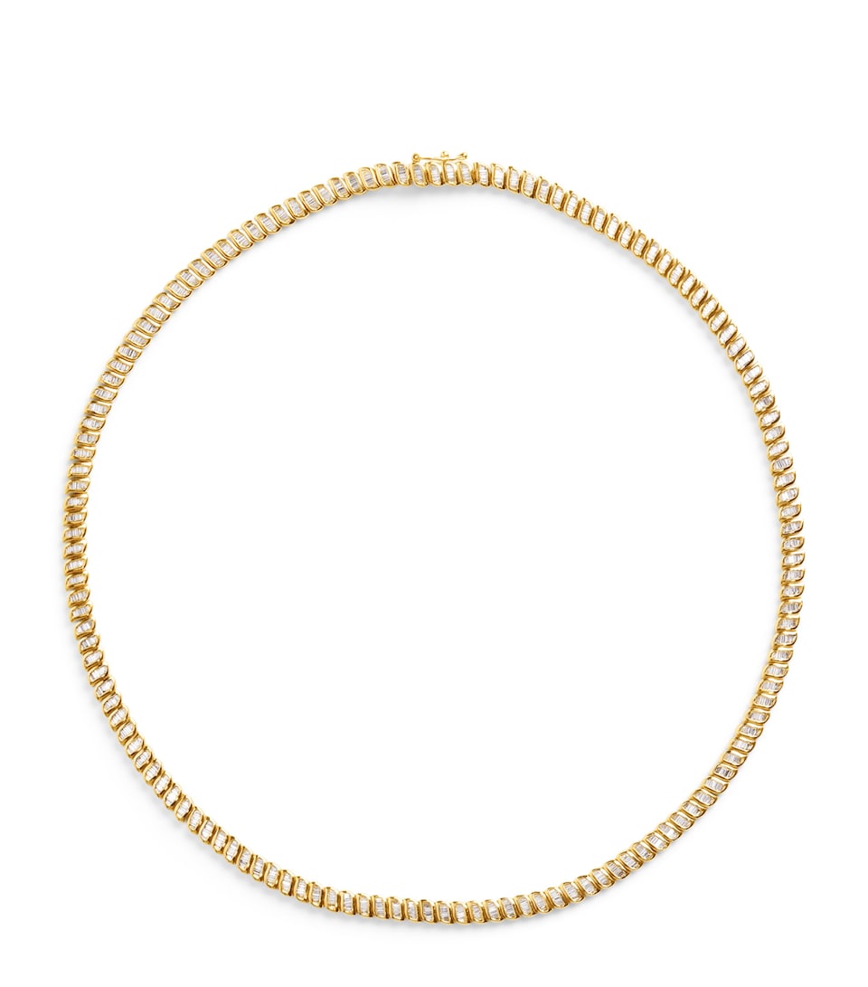 Yellow Gold and Diamond Zoe Necklace