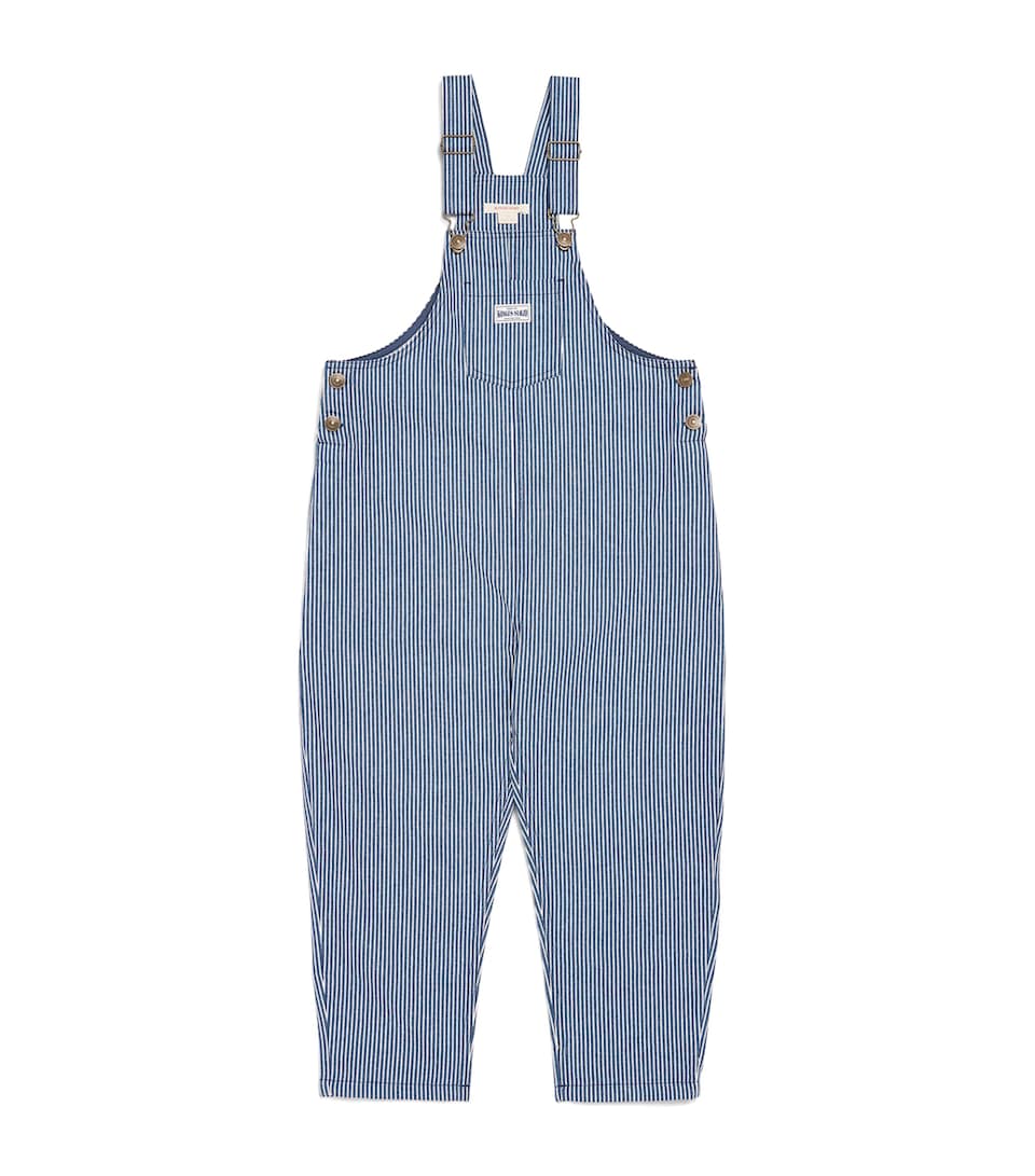 KONGES SLOJD Organic Cotton Luc Dungarees (9 Months-6 Years) Stripe