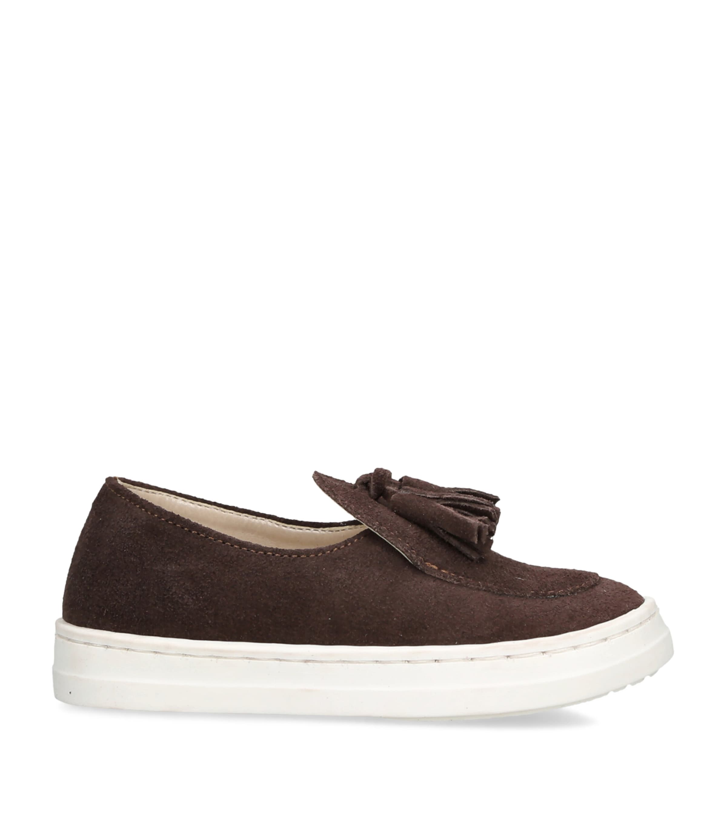 BabyWalker Suede Tassel Loafers Brown