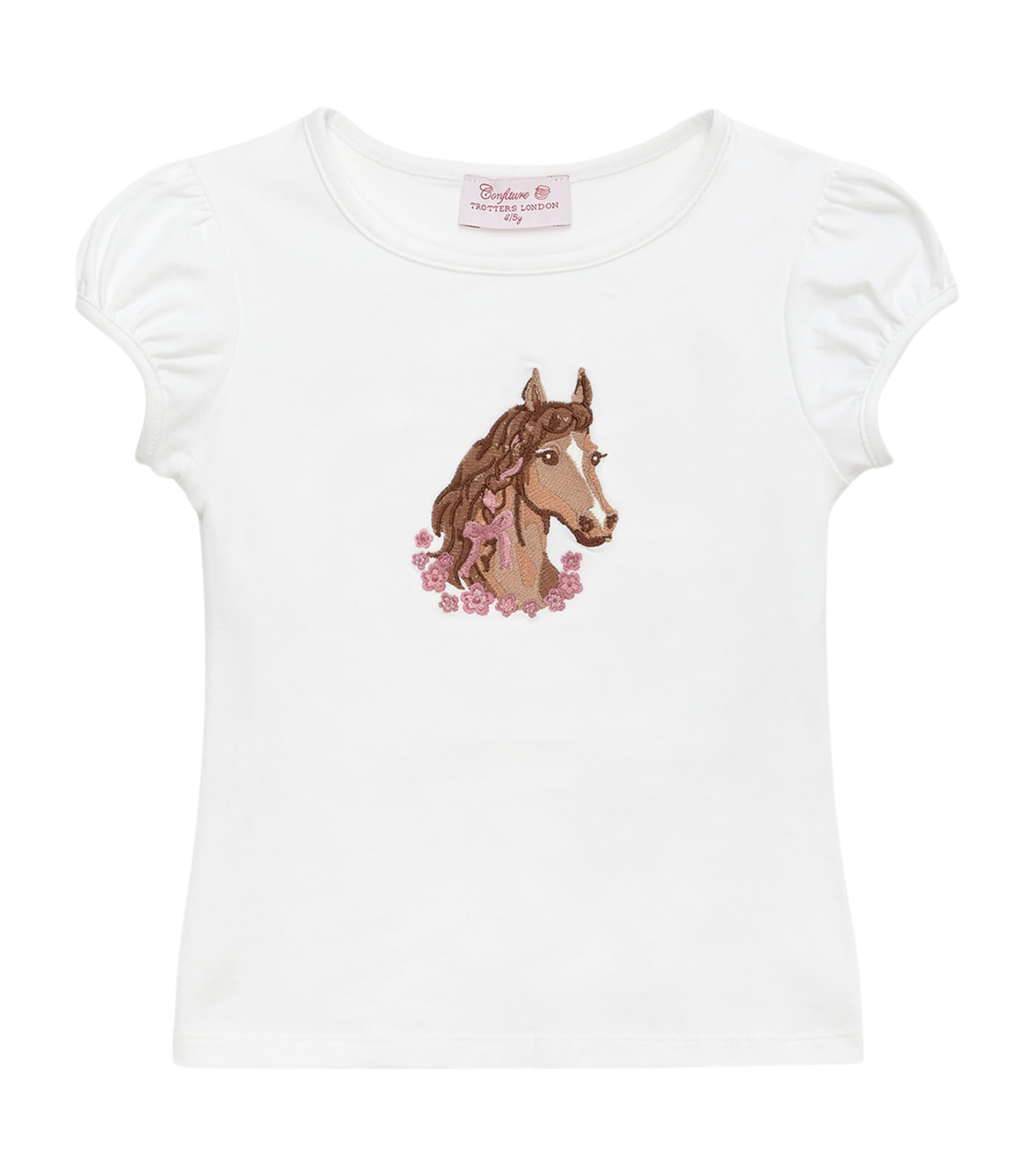 Trotters Freya Horse T-Shirt (2-5 Years) White
