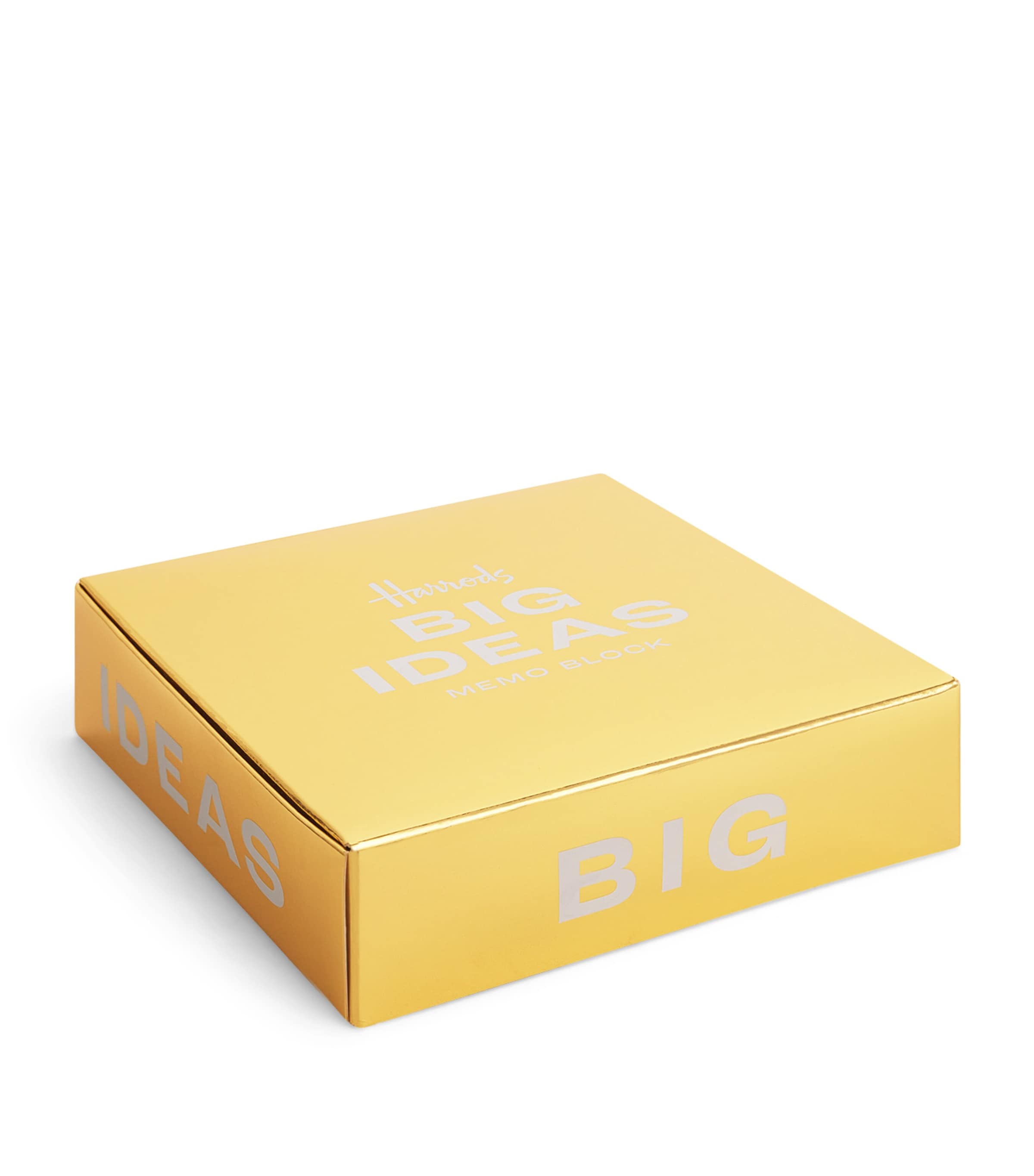 Harrods Logo Memo Block Gold