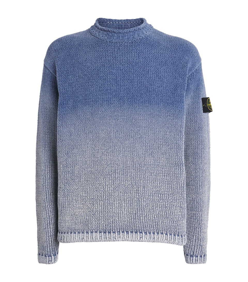 Cotton Coated Gradient Sweater