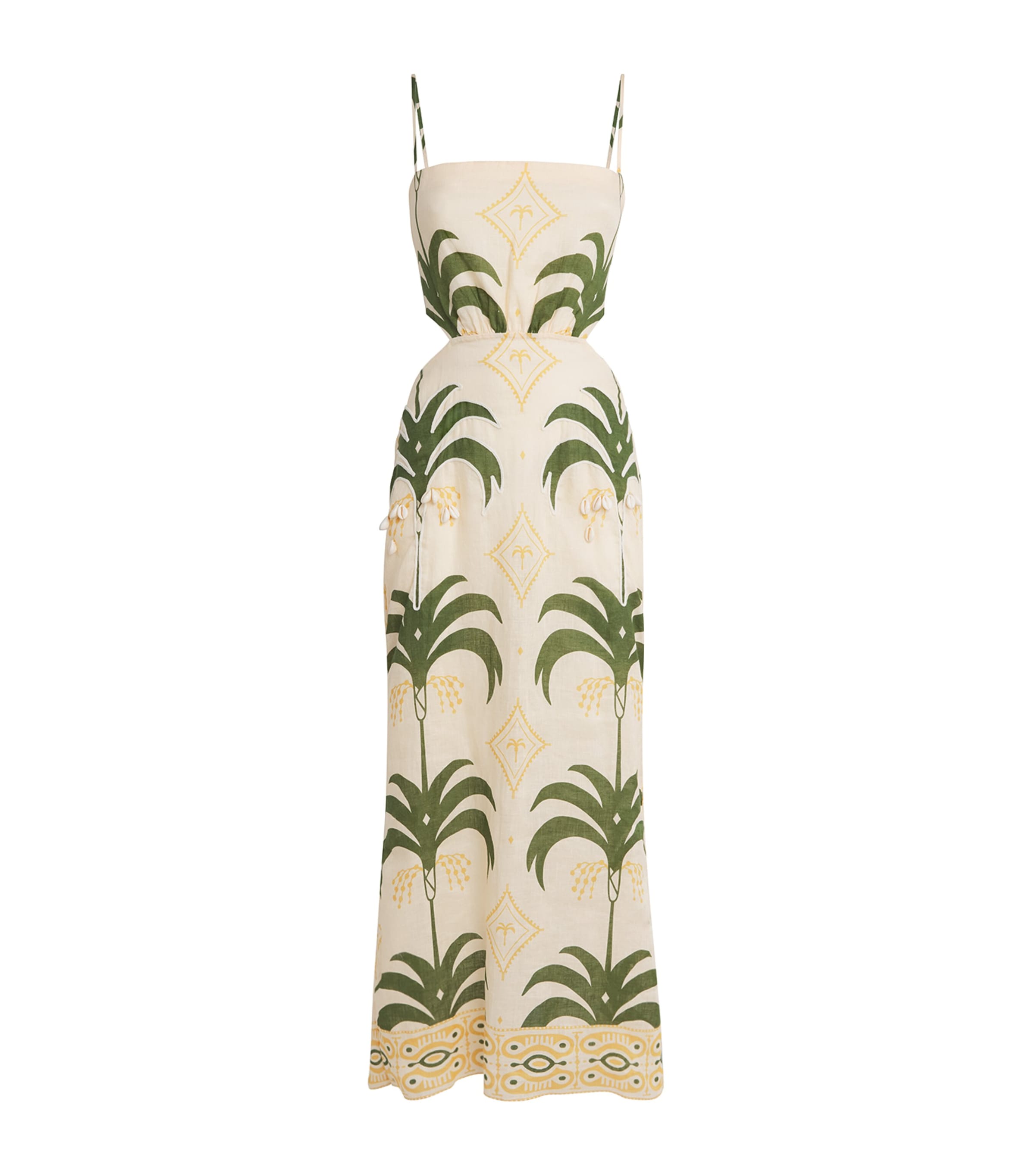 Linen Tactile Winds Maxi Dress