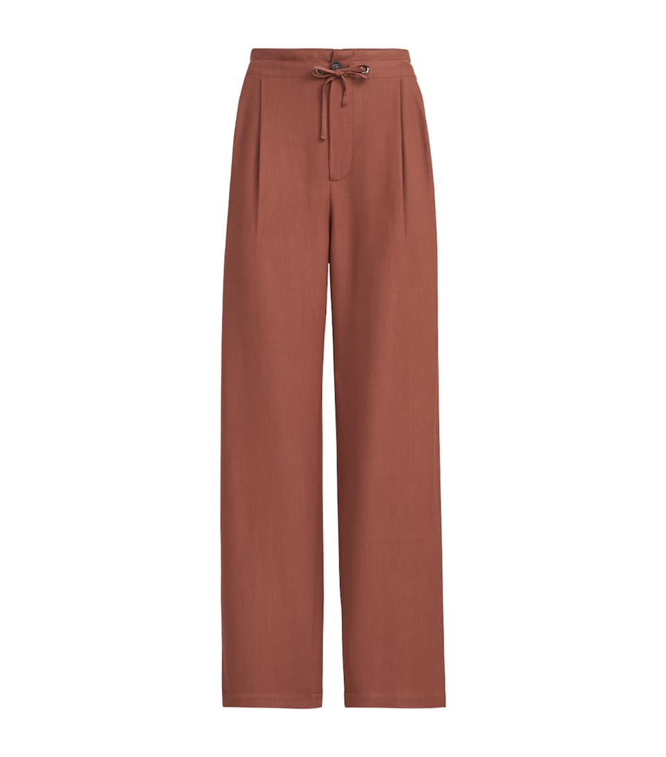 Twill Drawstring Trousers