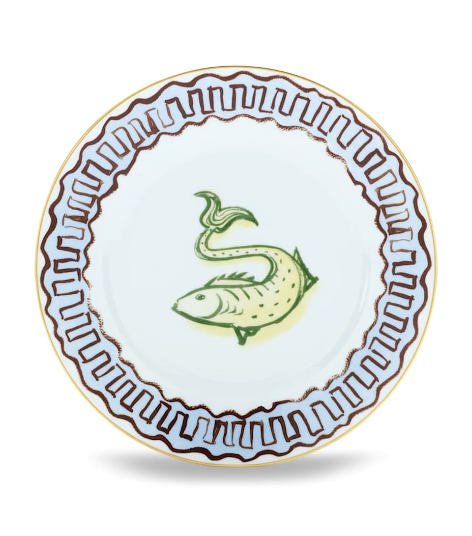Porcelain Il Viaggio di Nettuno Dessert Plate (22cm)