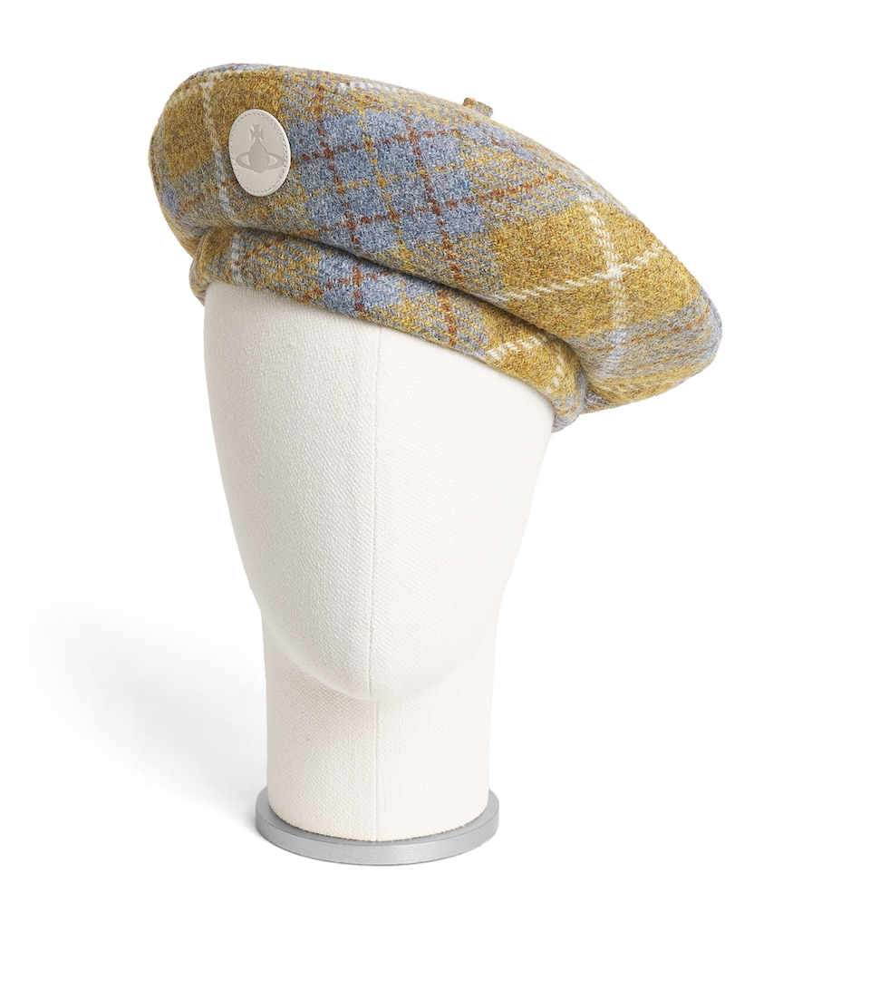 Vivienne Westwood Wool Tartan Beret