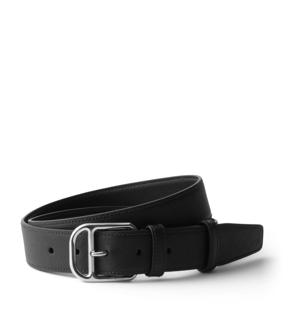 Saffiano Leather Belt
