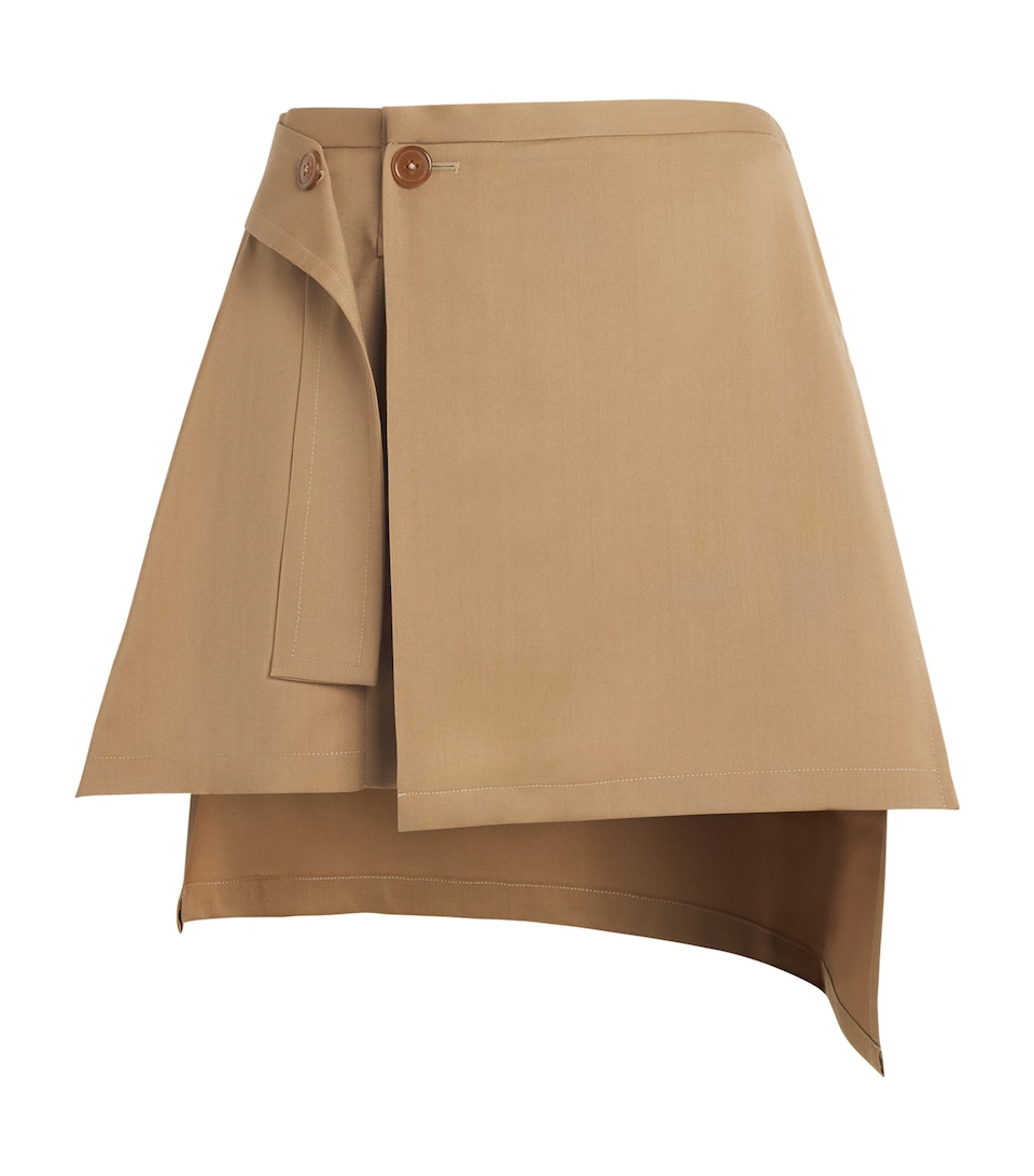 Vivienne Westwood Womens Wool Meghan Kilt Camel