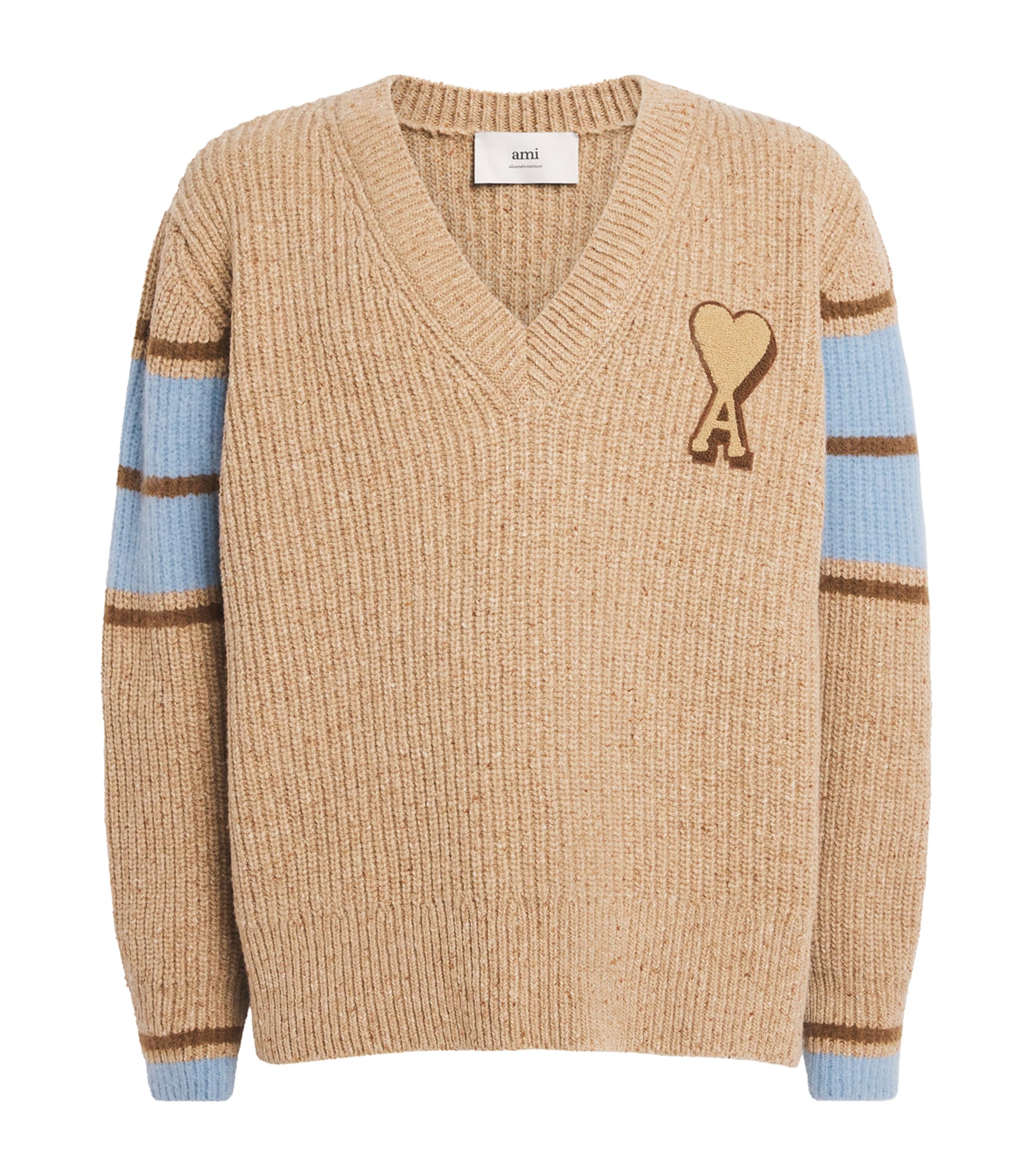 Wool-Blend College Sweater