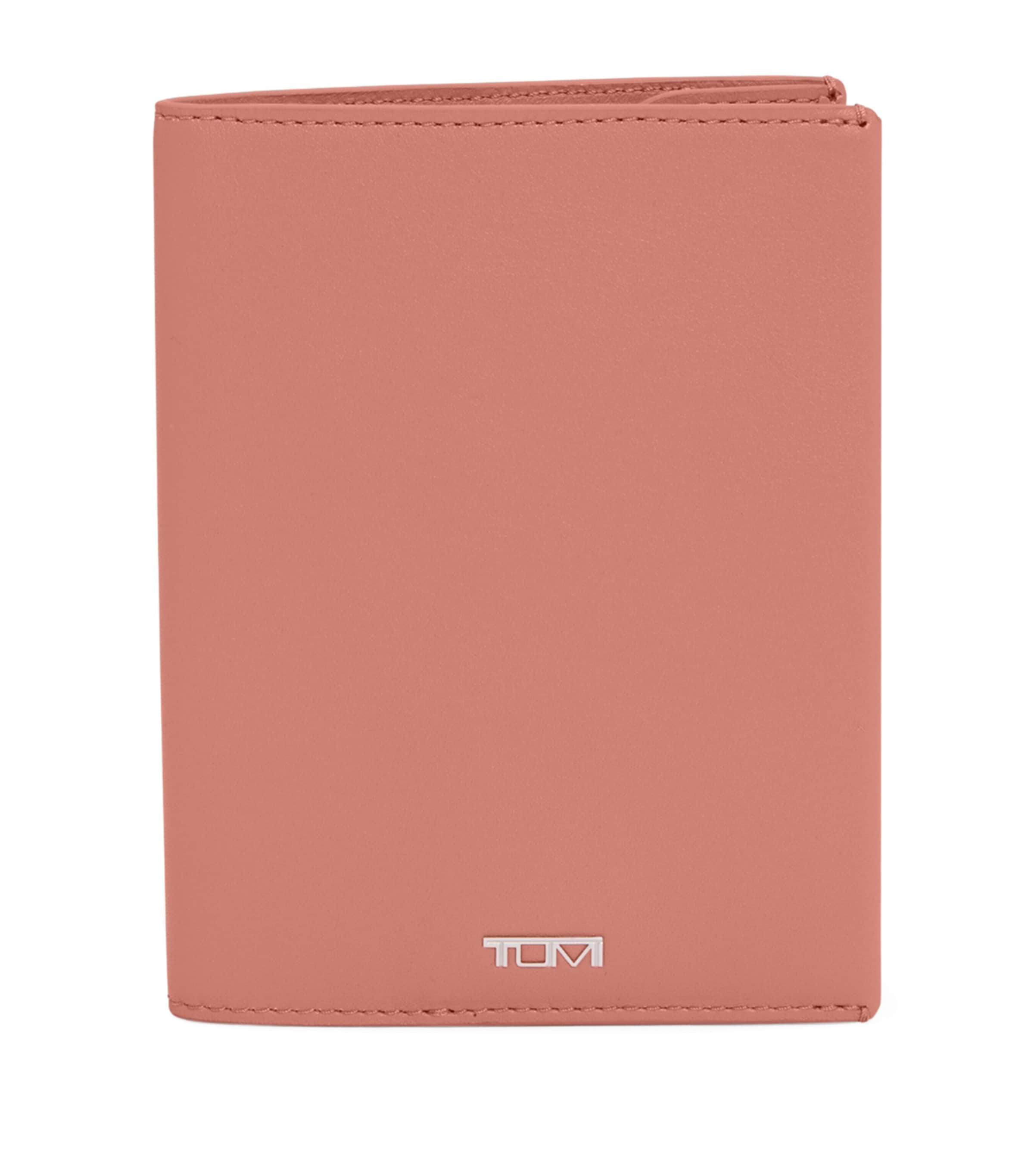 Tumi Nassau Passport Cover Pink Clay
