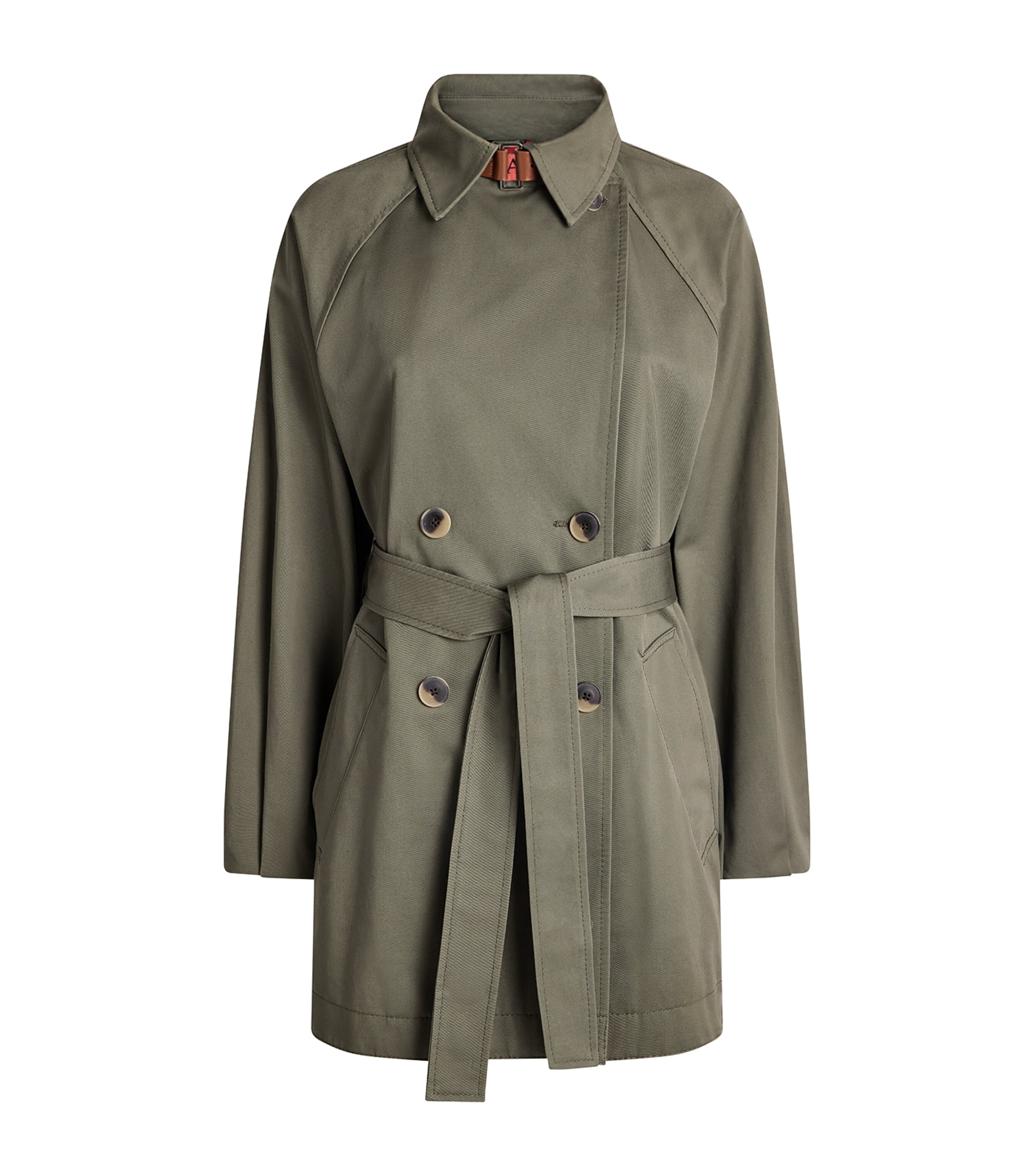 Cotton Short Trench Coat