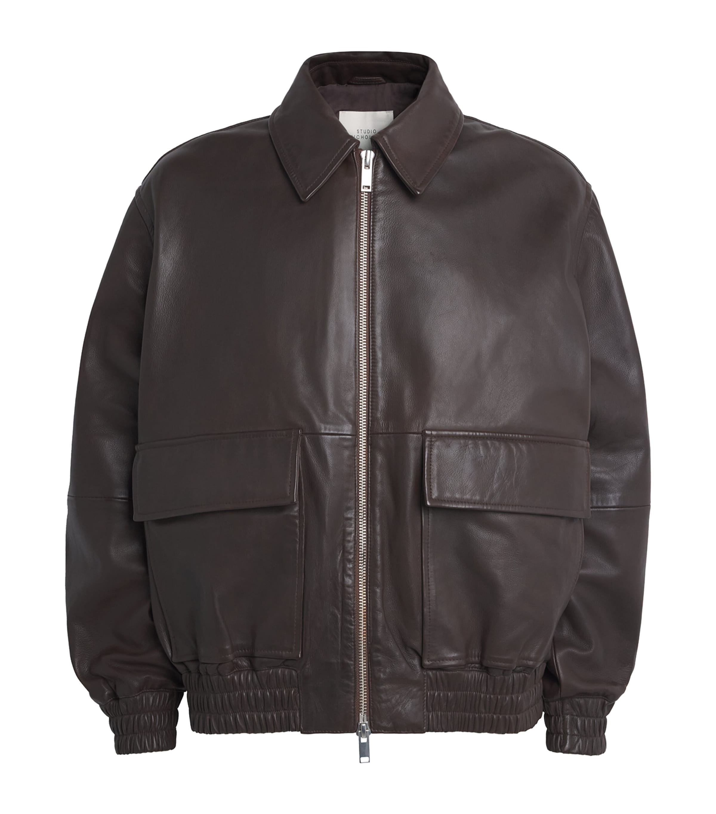 Piston Leather Bomber Jacket