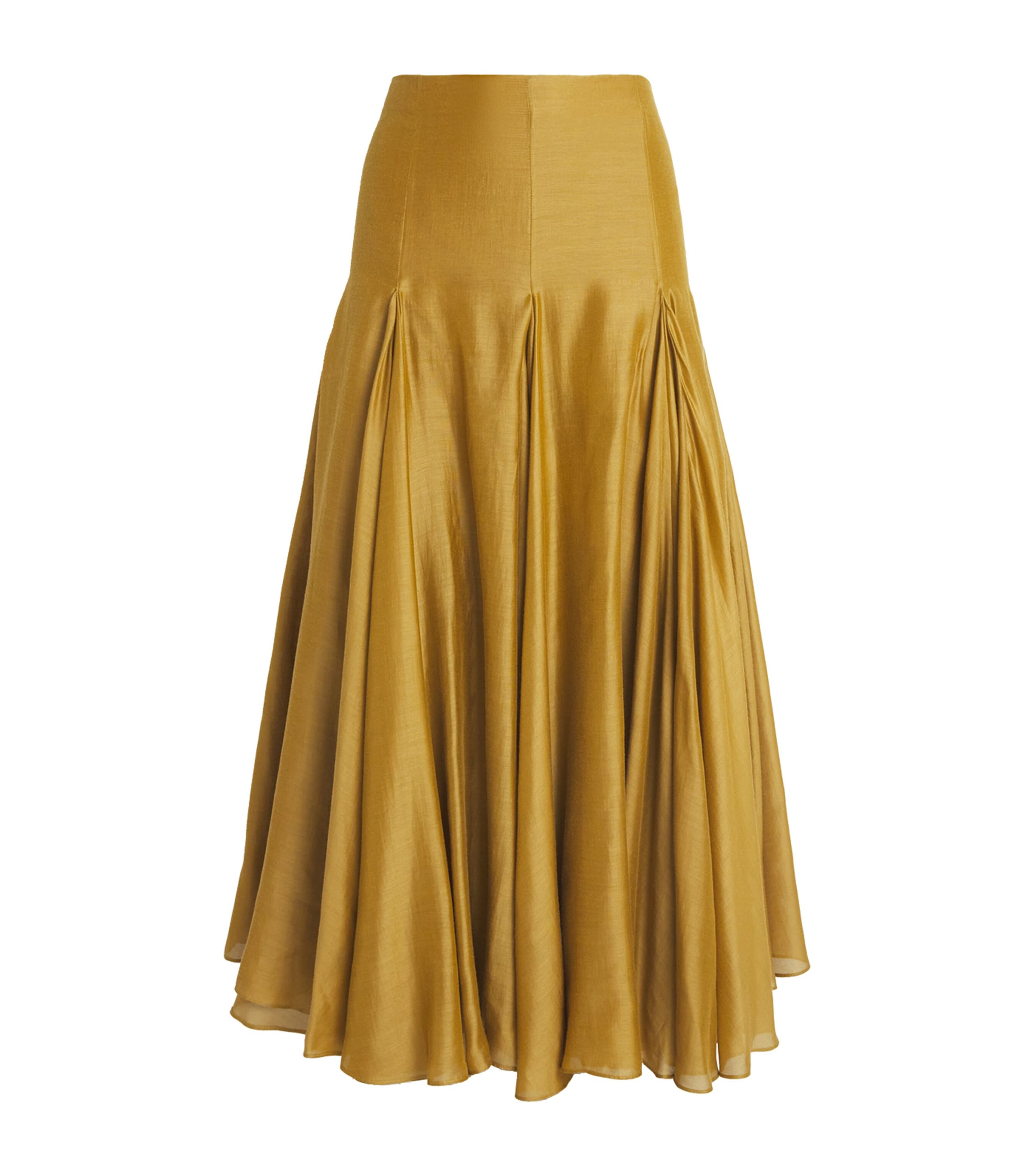 Khaite Womens Coda Maxi Skirt Bronze