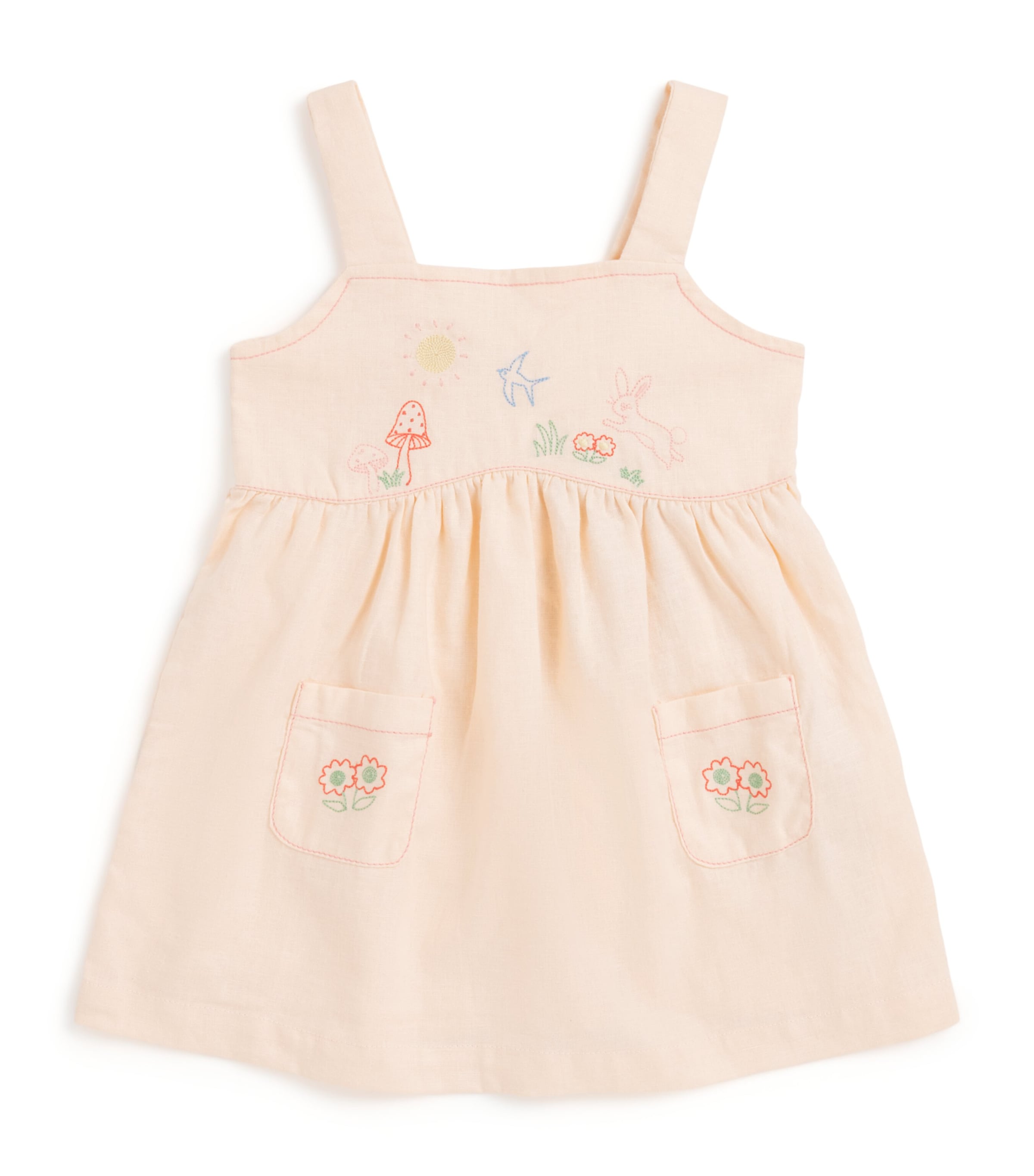 Linen-Blend Kayla Dress (6-36 Months)