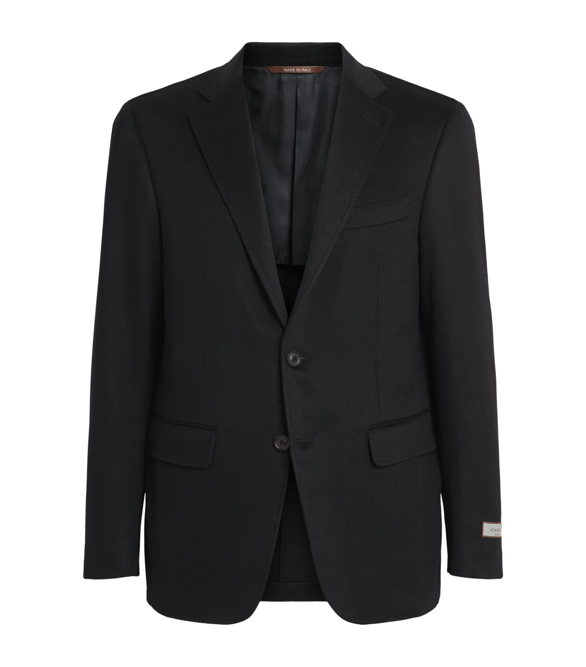 Canali Mens Cashmere Kei Blazer Black