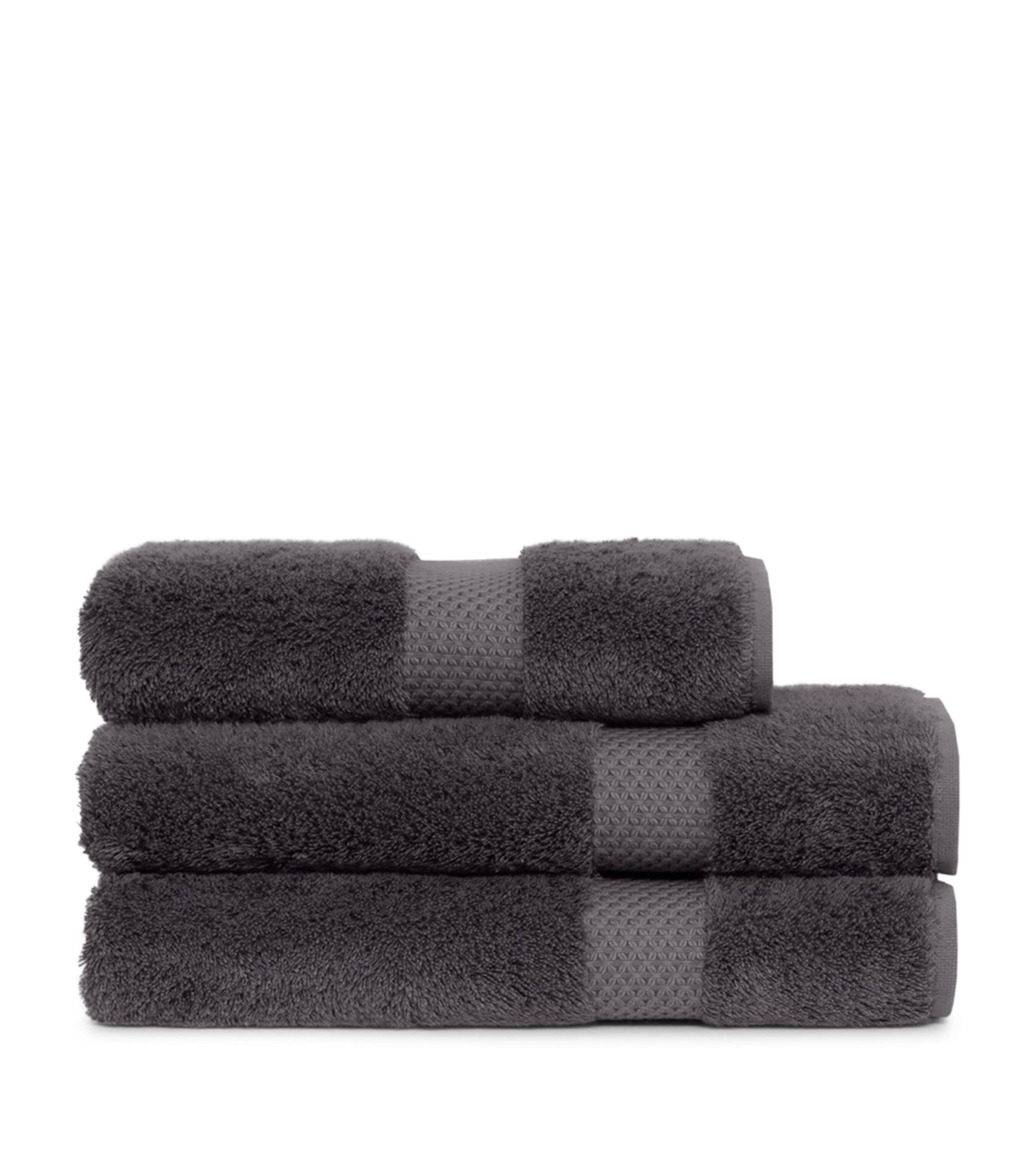 Yves Delorme Etoile Hand Towel (55cm x 100cm) Ardoise