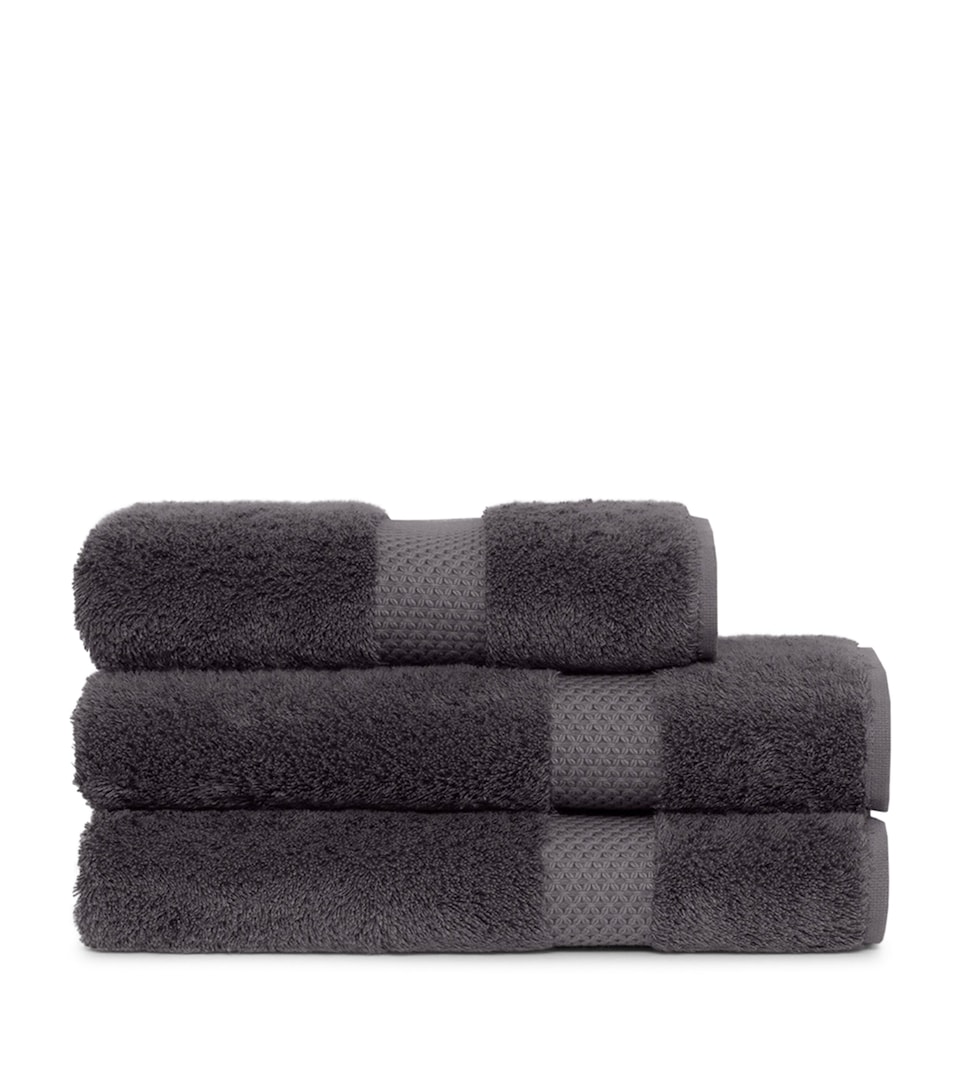 Yves Delorme Etoile Hand Towel (55cm x 100cm) Ardoise