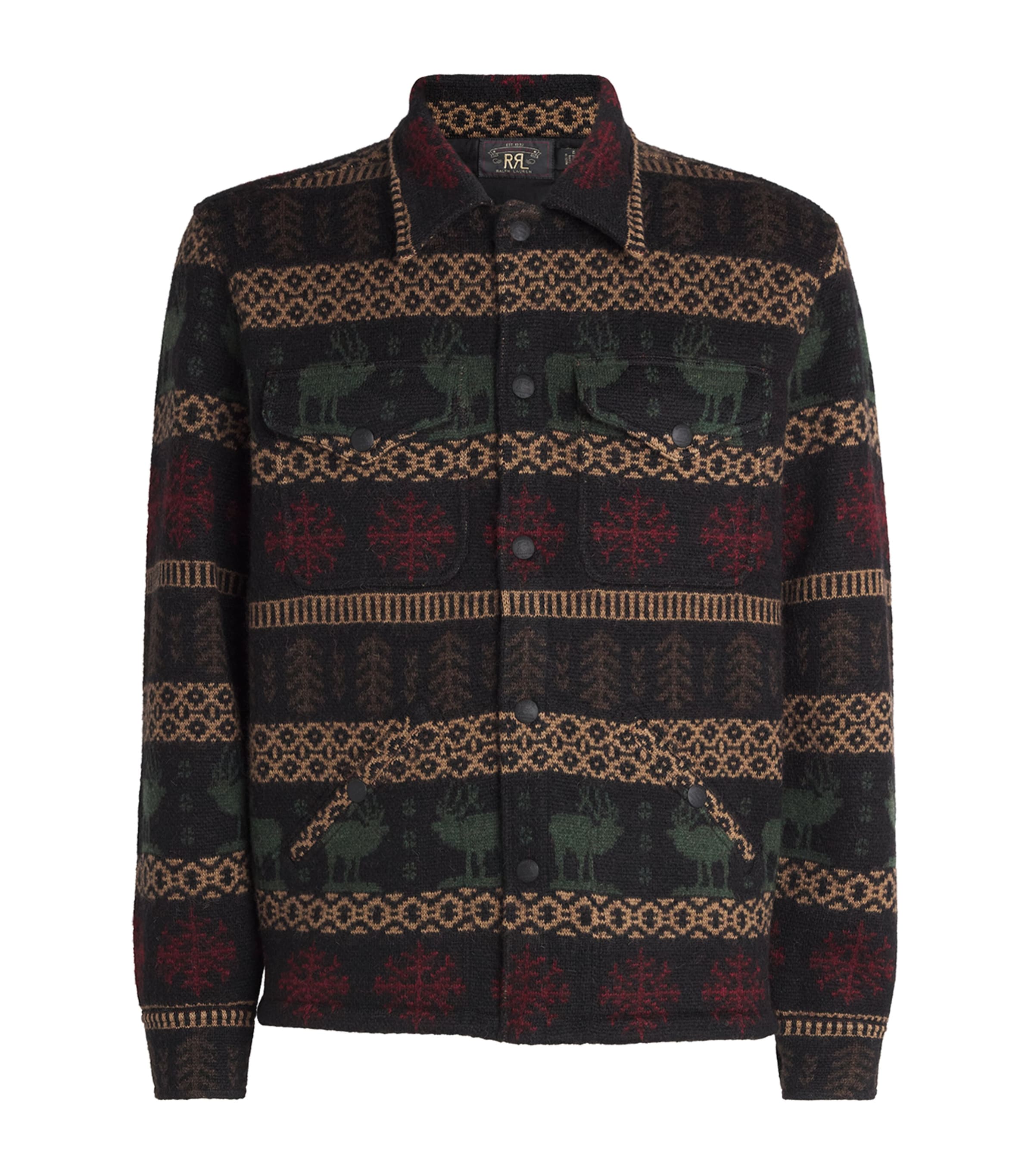 Alpaca-Wool Knitted Overshirt