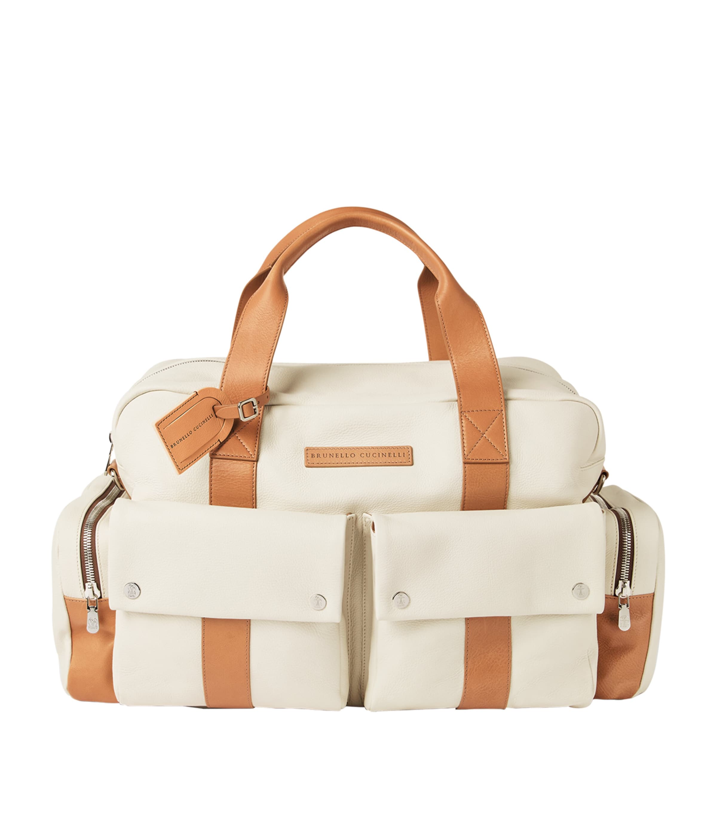 Brunello Cucinelli Grained Calfskin Leisure Bag