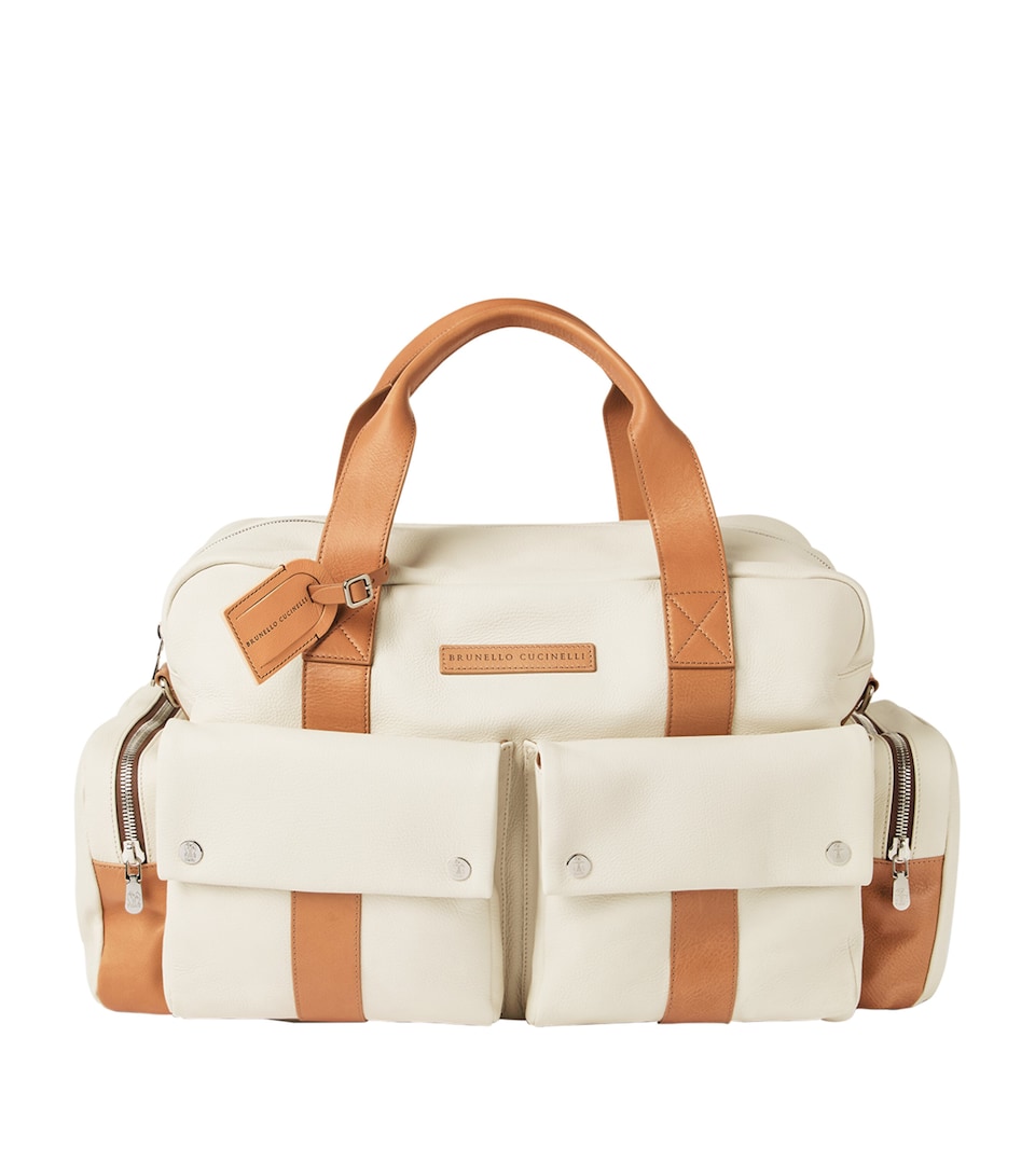Brunello Cucinelli Grained Calfskin Leisure Bag