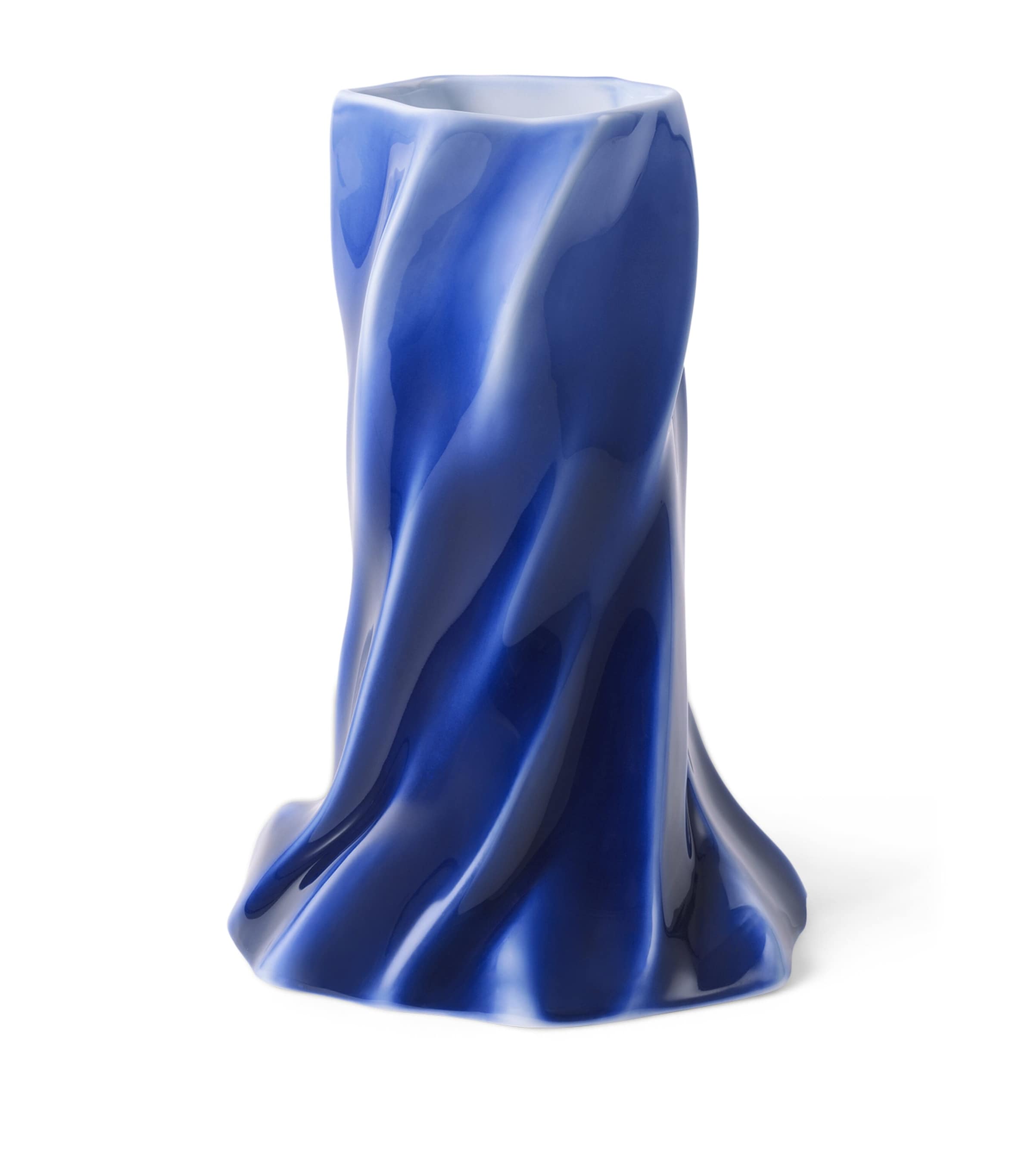 Royal Copenhagen Ceramic Kontur Vase (26cm) Blue
