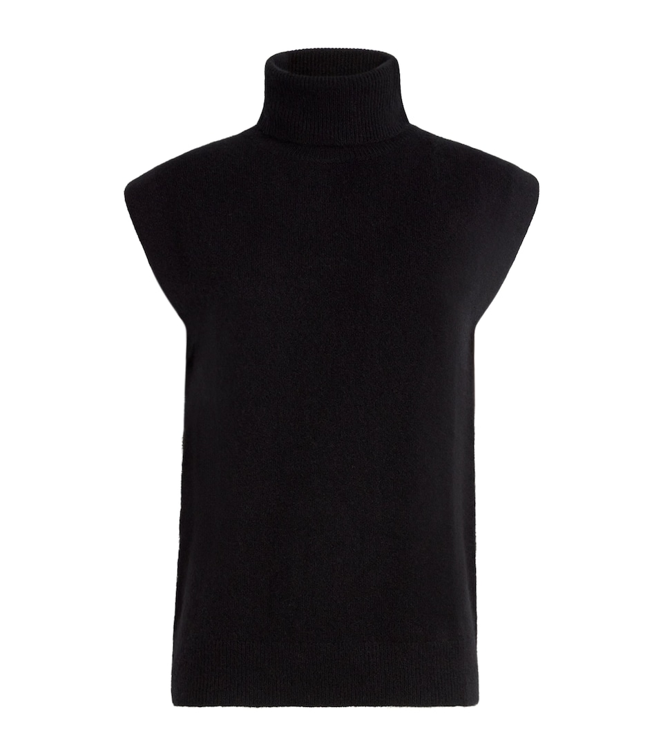 Brushed Cashmere-Blend Sweater Vest