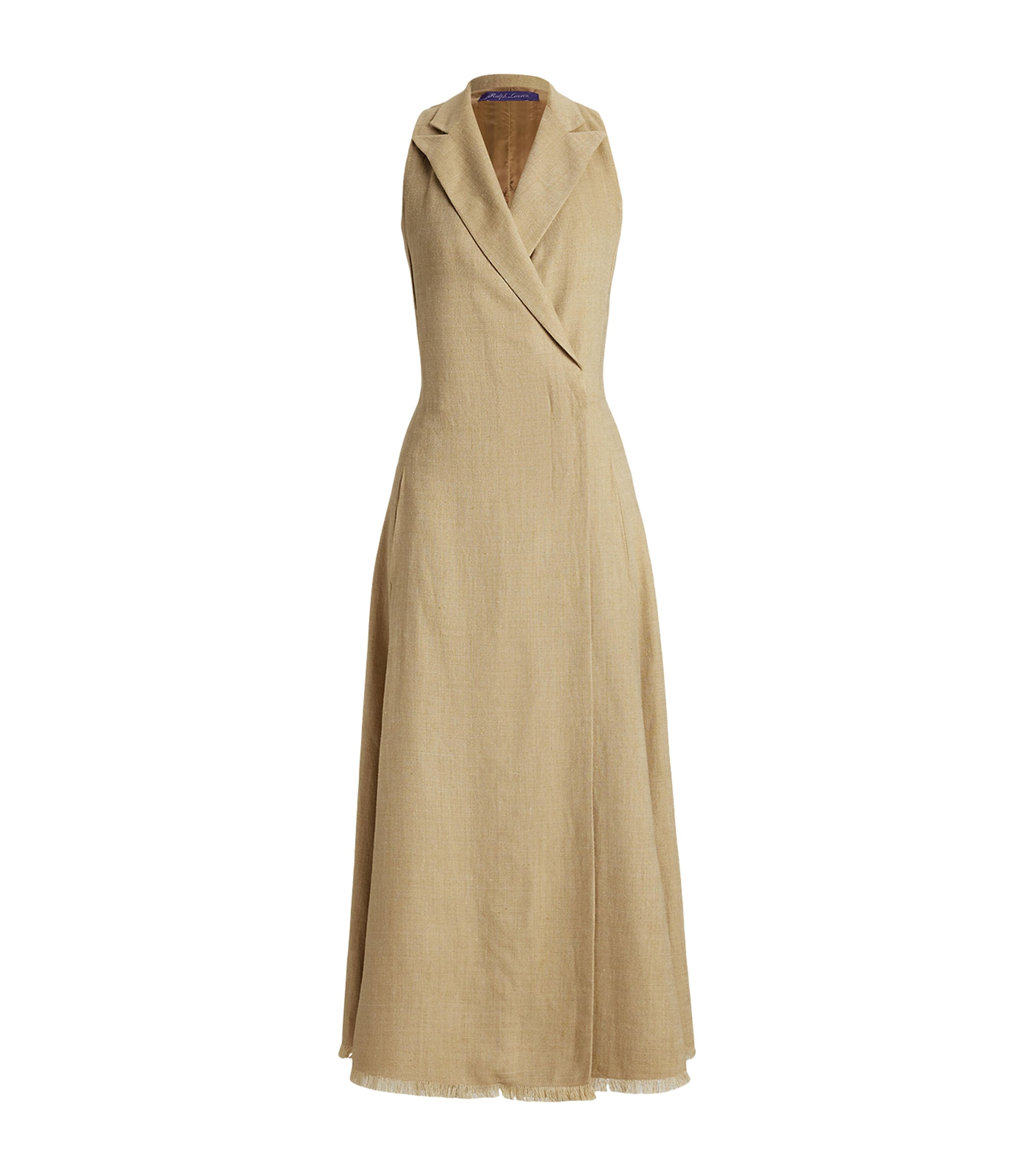Silk-Linen Twill Alecia Dress