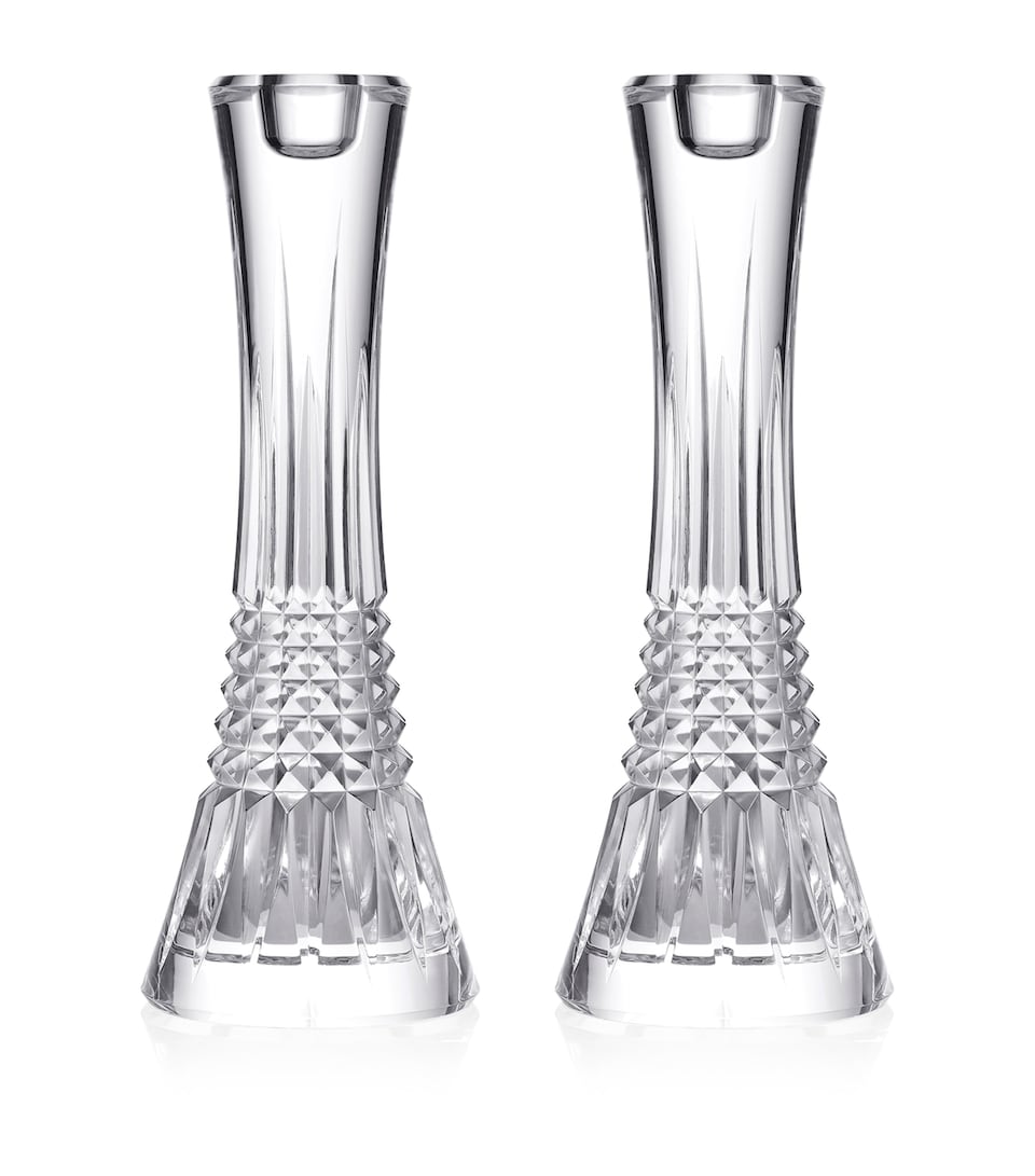 Lismore Diamond Candlestick (25cm)