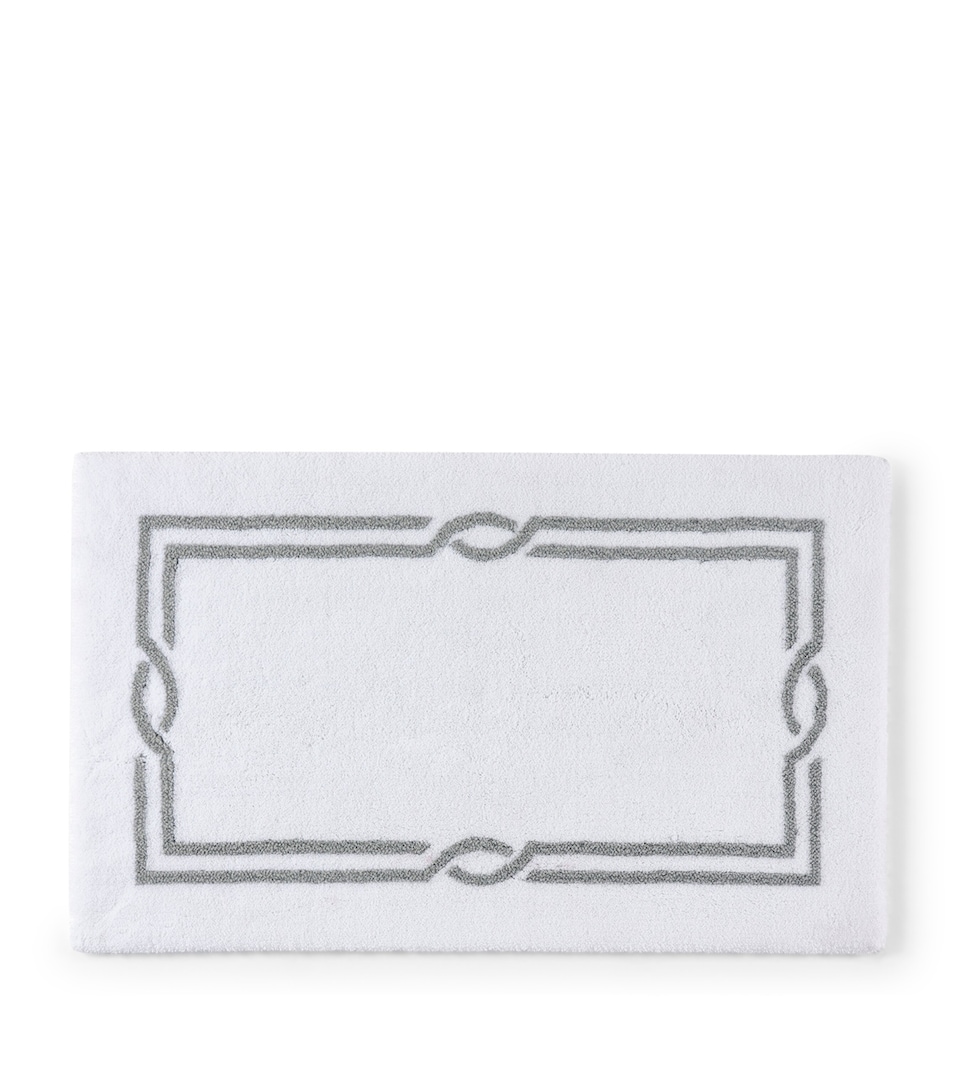 Abyss & Habidecor Cross Bath Mat (70cm x 120cm) Silver