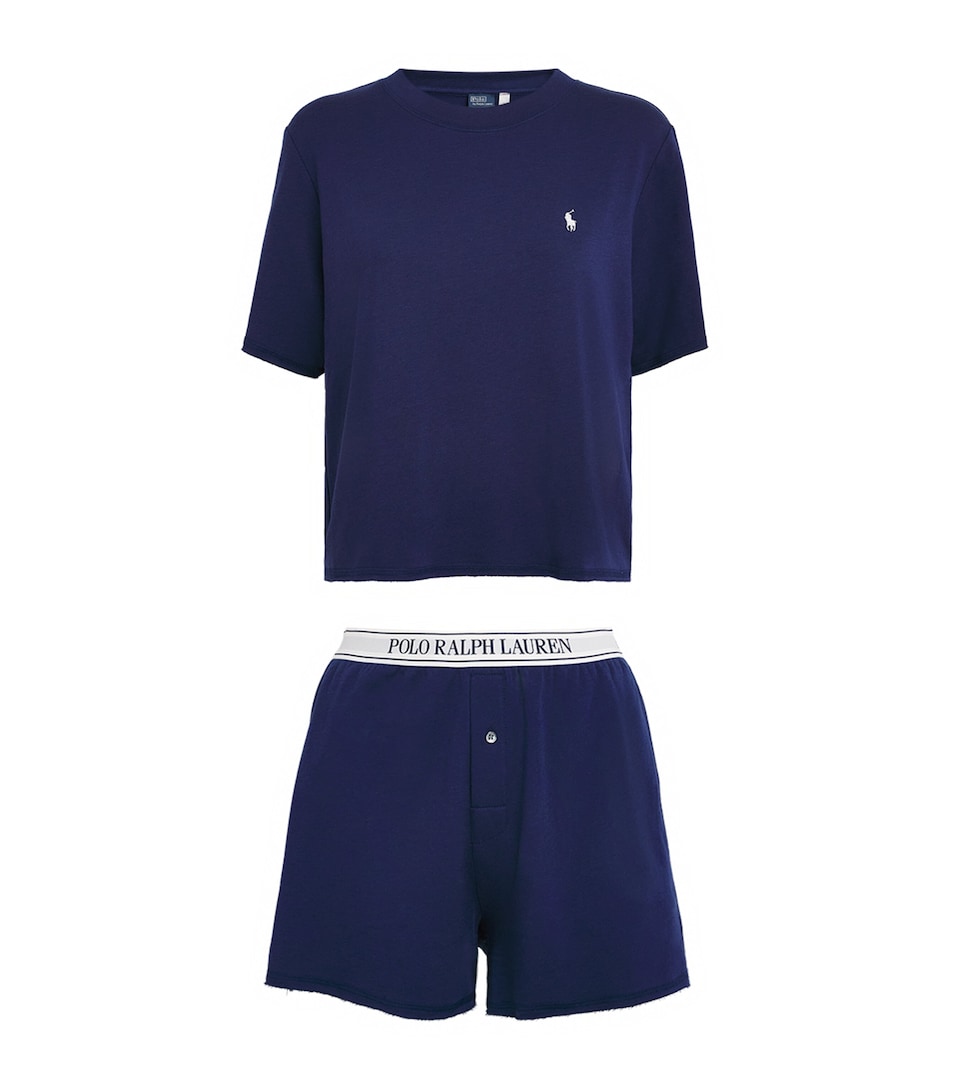 Polo Ralph Lauren Womens Polo Pony Pyjama Set Navy