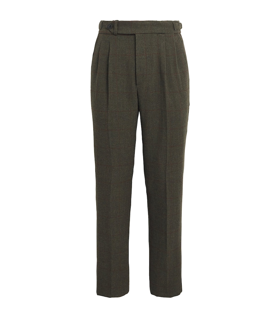 Wool-Blend Technical Tweed Sporting Trousers