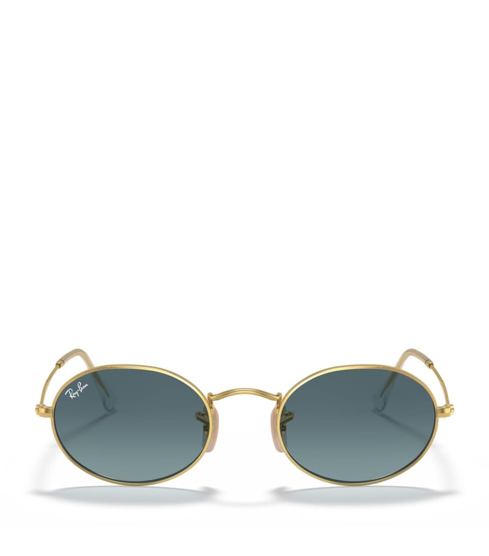 Ray-Ban RB3547 Oval Metal Sunglasses