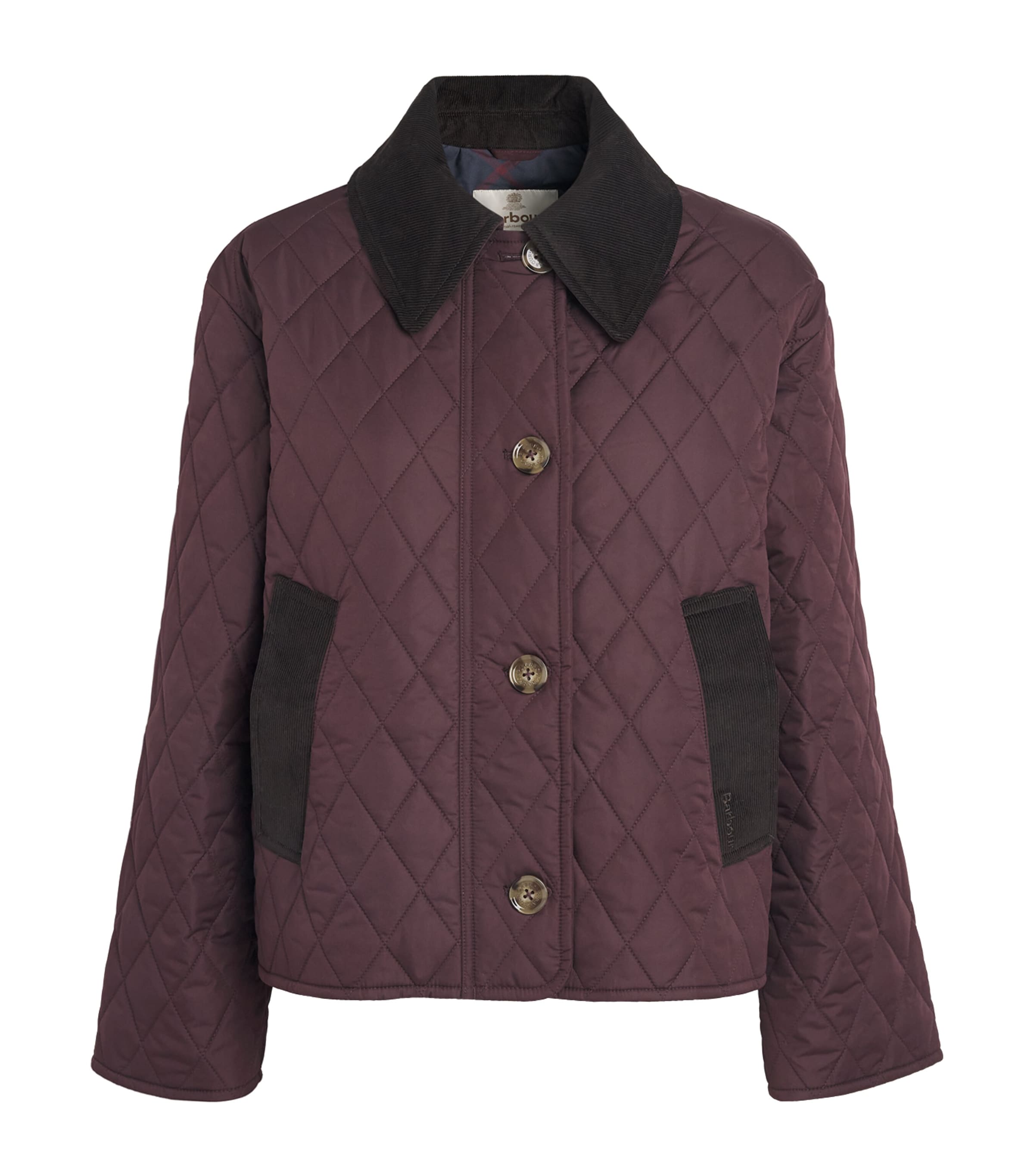 Barbour Womens Quilted Moira Jacket Fig/shadow Classic