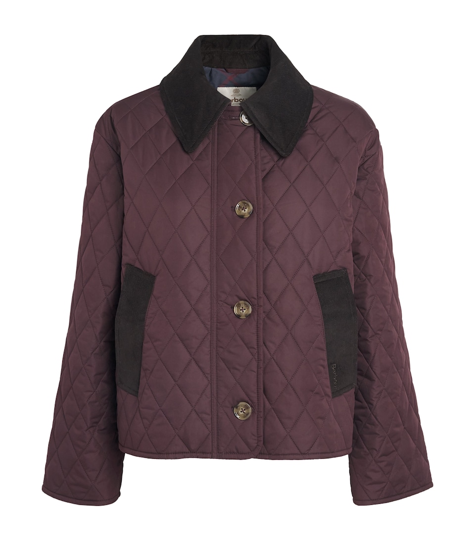 Barbour Womens Quilted Moira Jacket Fig/shadow Classic