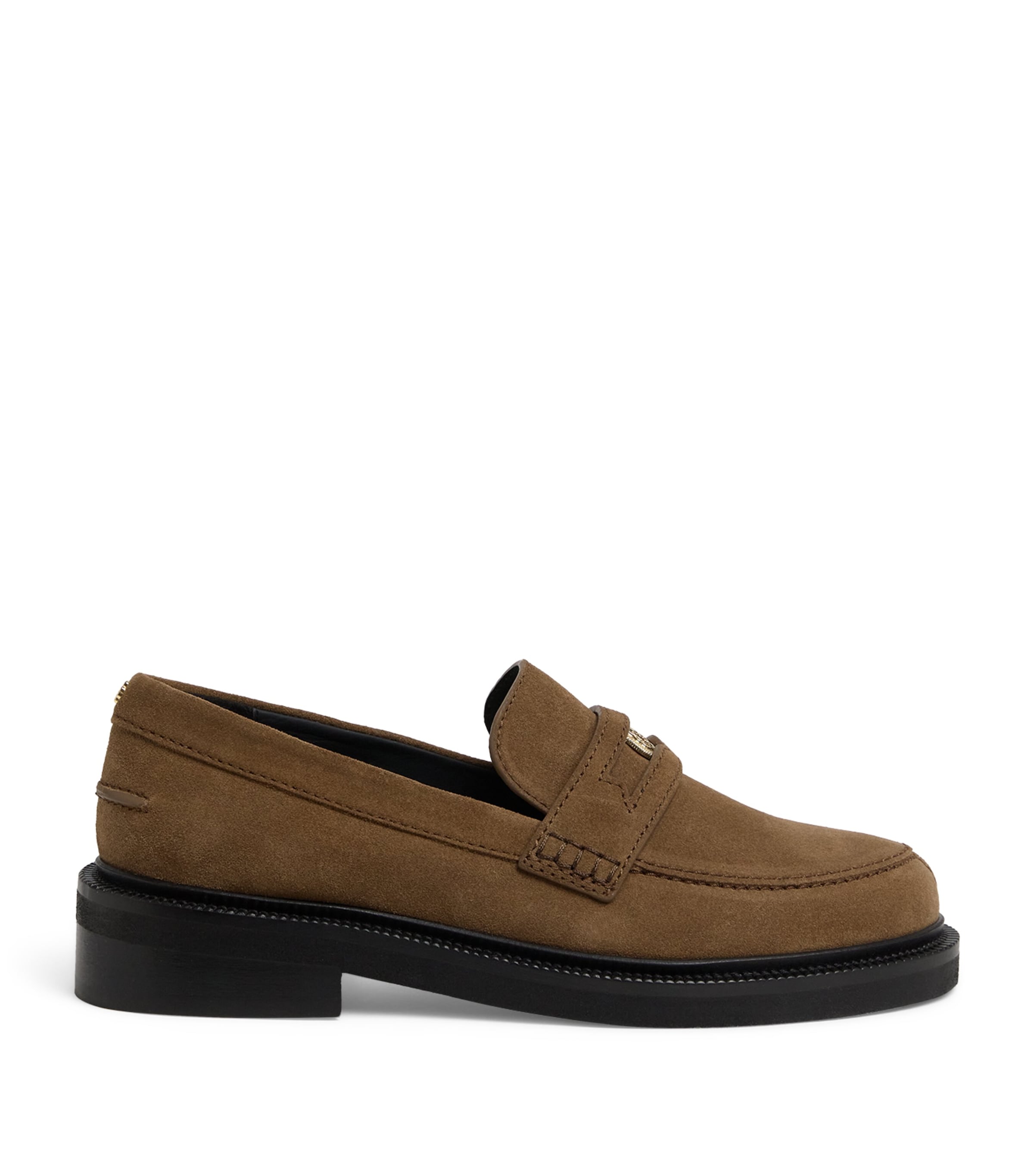 Suede Penny Loafers