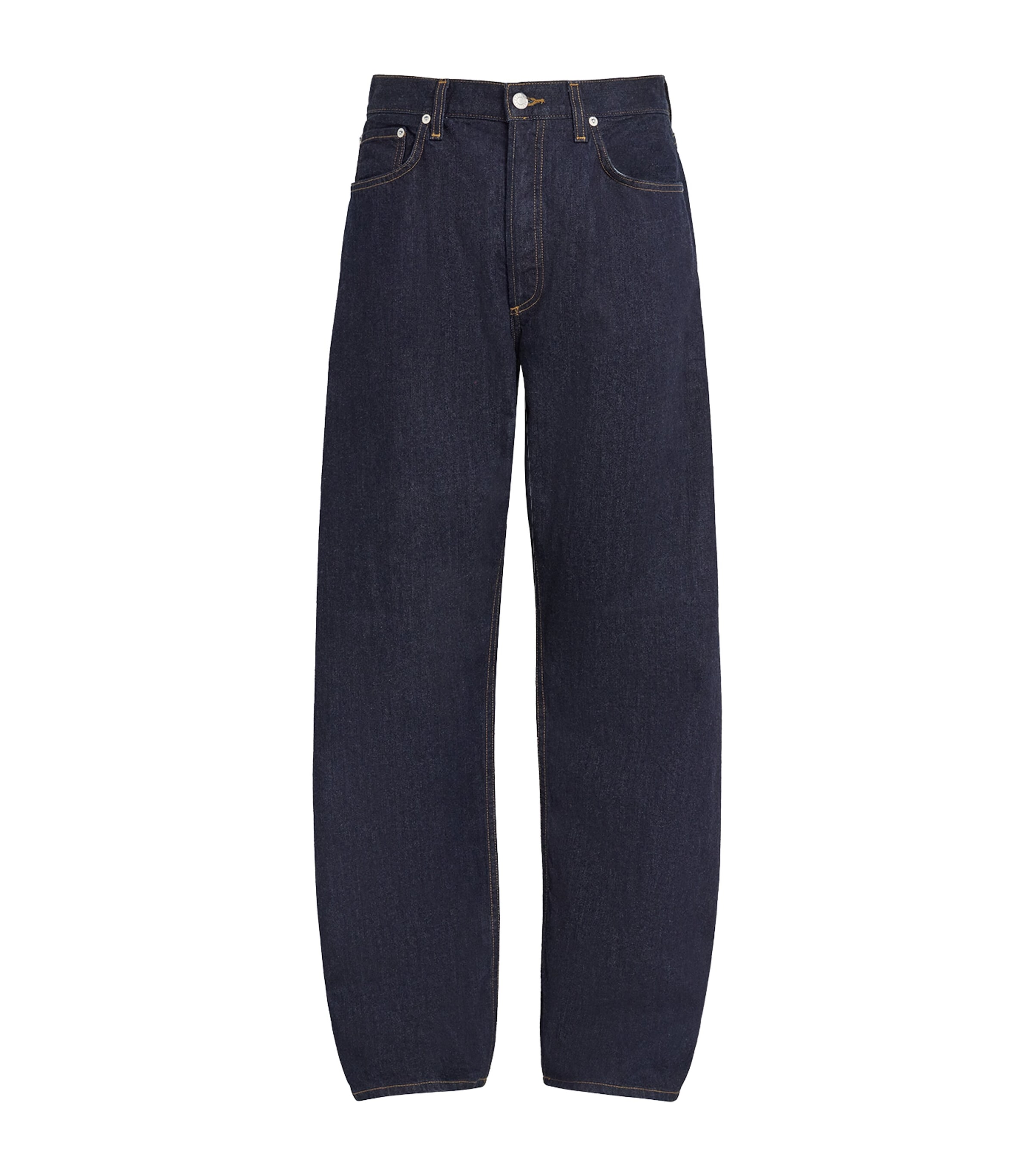 AGOLDE Mens Afton Wide-Leg Jeans Rinse