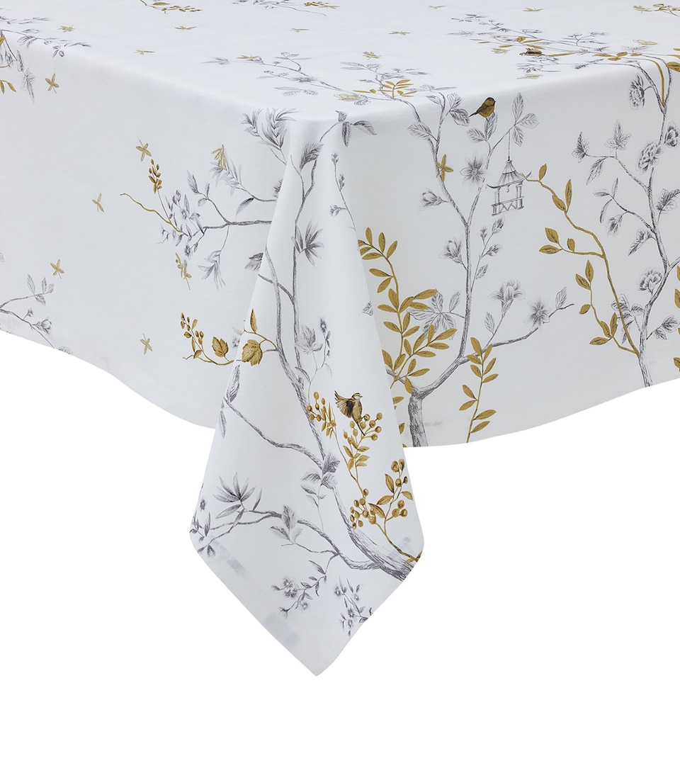 Linen Botanical Tablecloth (170cm x 250cm)