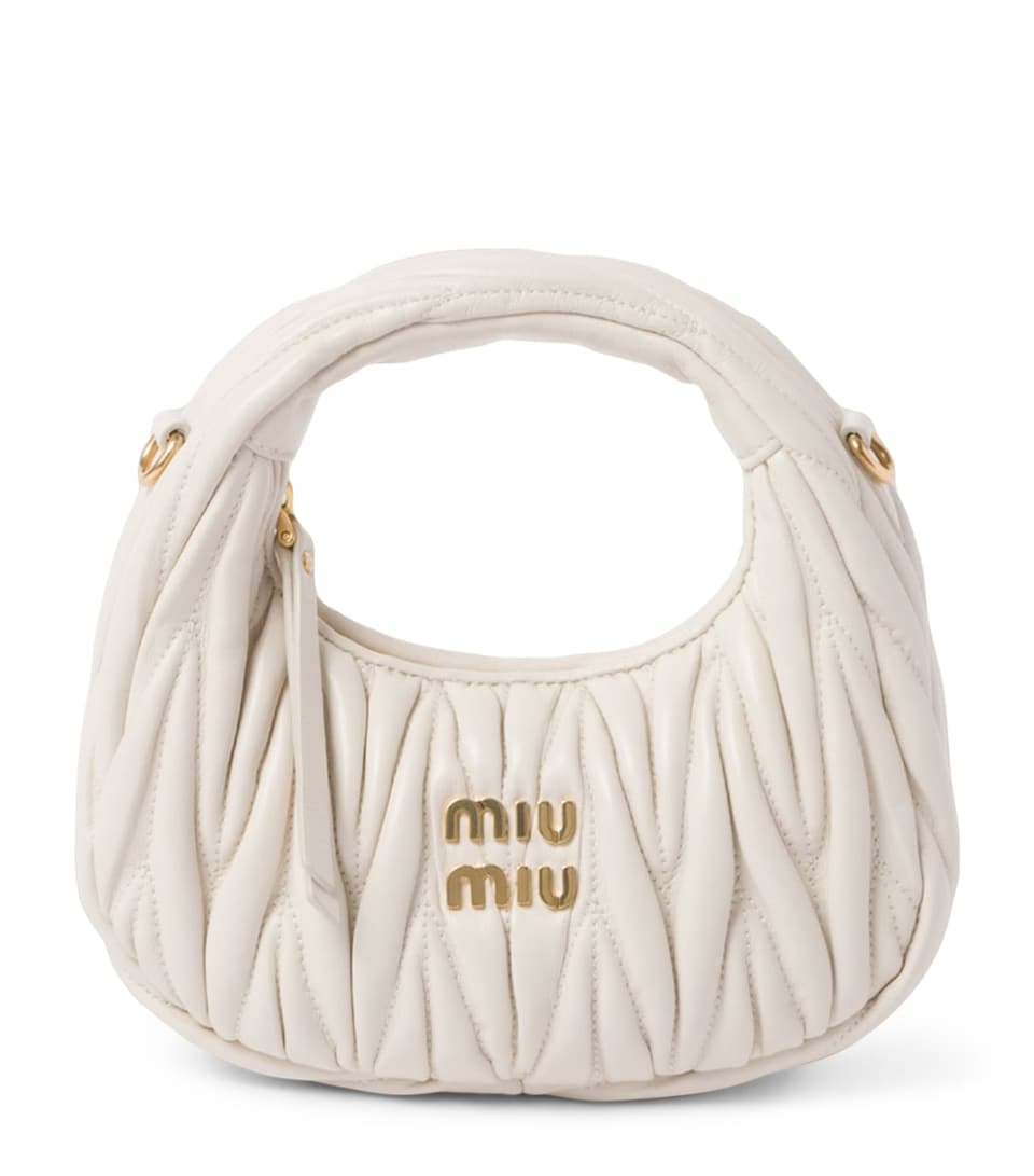 Matelassé Leather Wander Top-Handle Bag