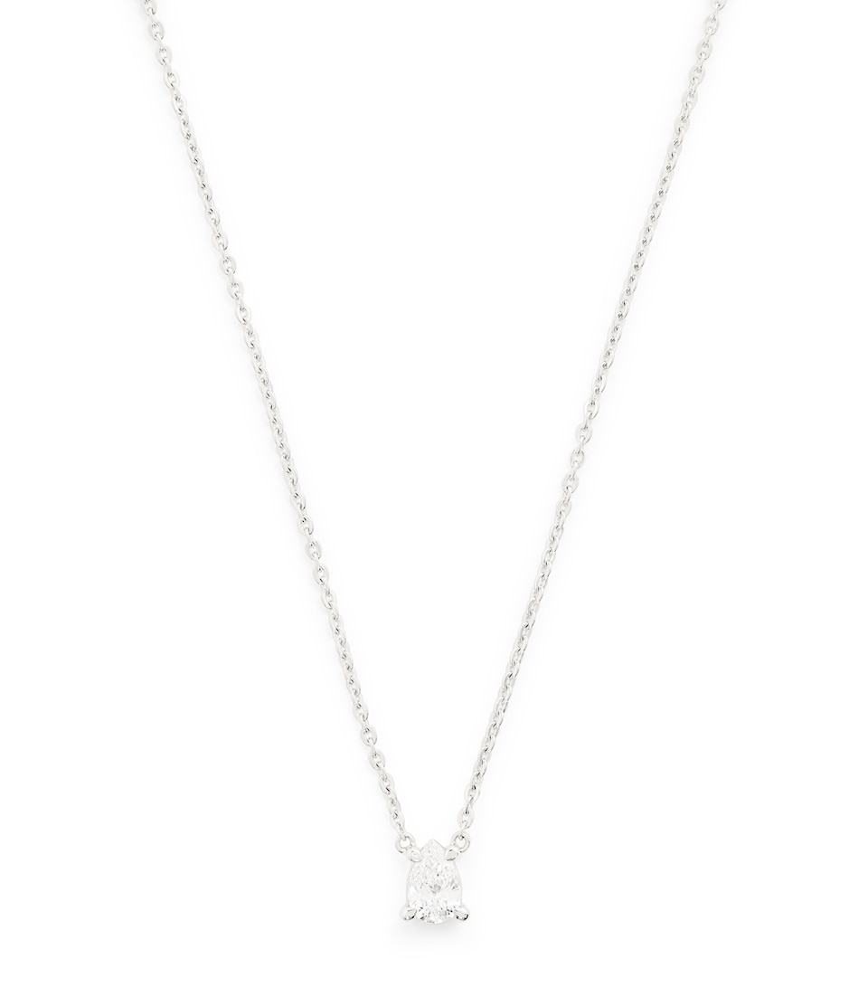 White Gold and Diamond Pendant Necklace (0.50ct)