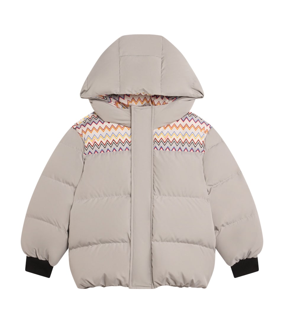Down Zigzag Puffer Jacket (4-14 Years)
