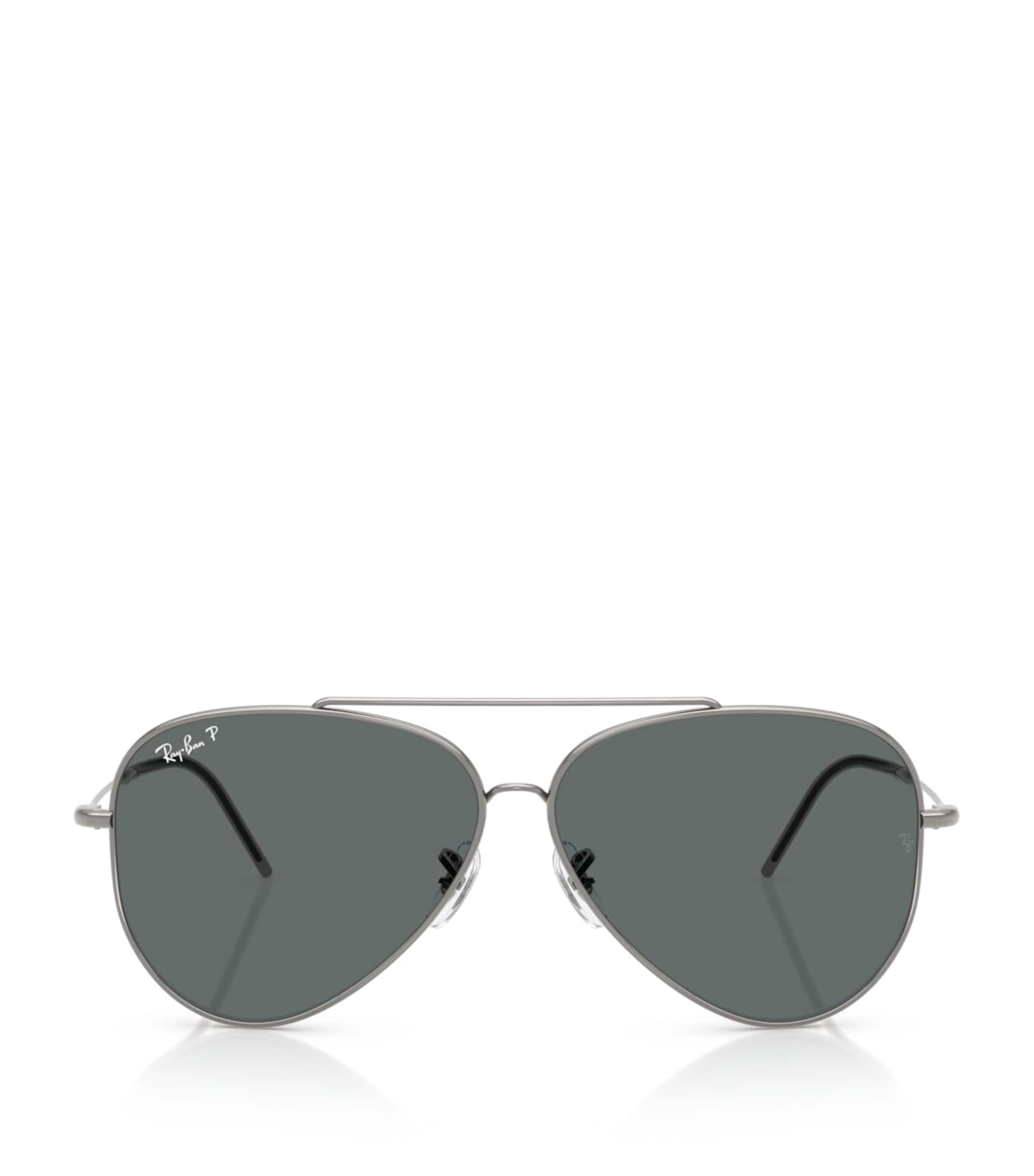 Ray-Ban Metal Aviator Reverse Sunglasses