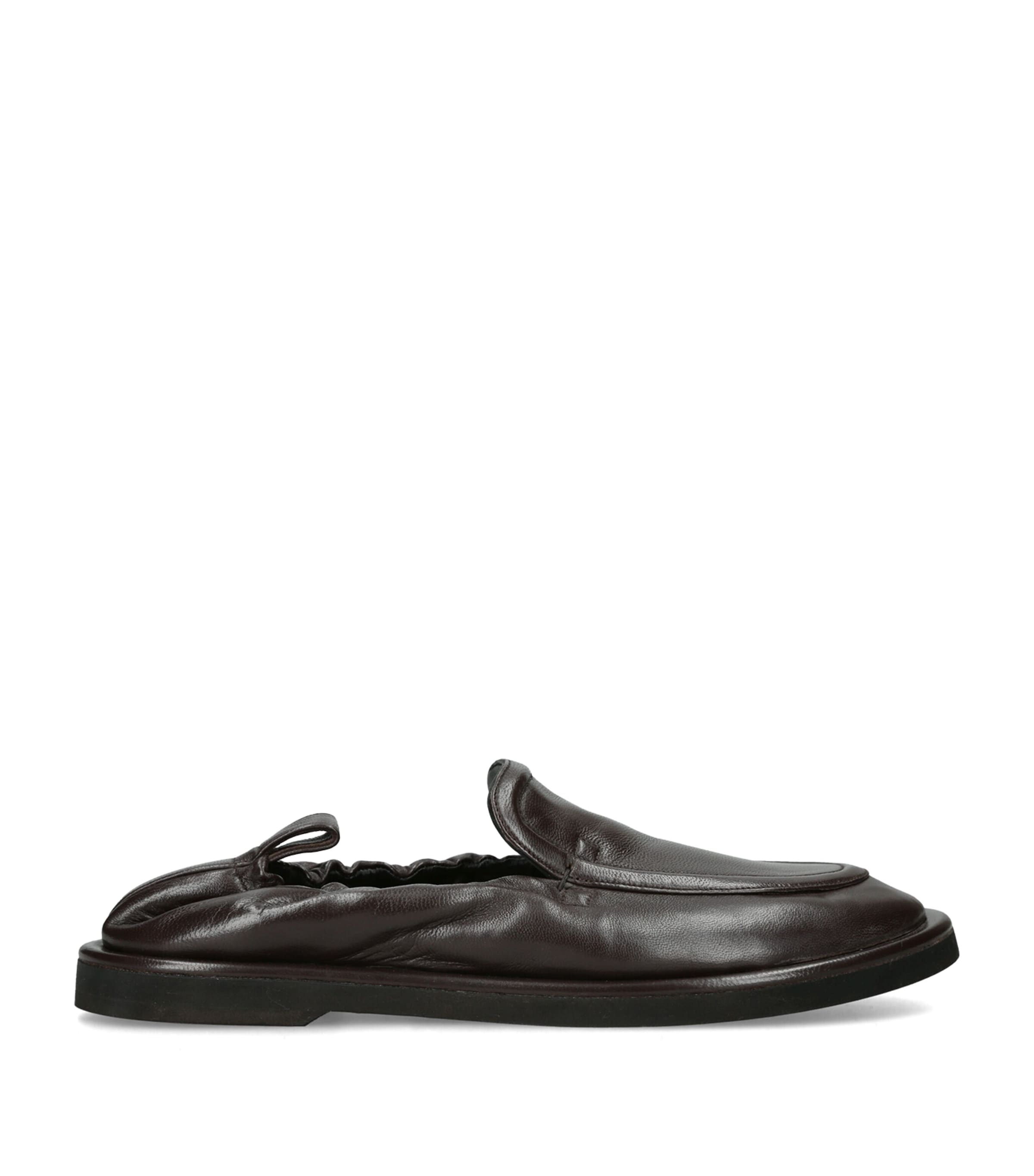 Studio Nicholson Leather Donavan Loafers Dark Brown